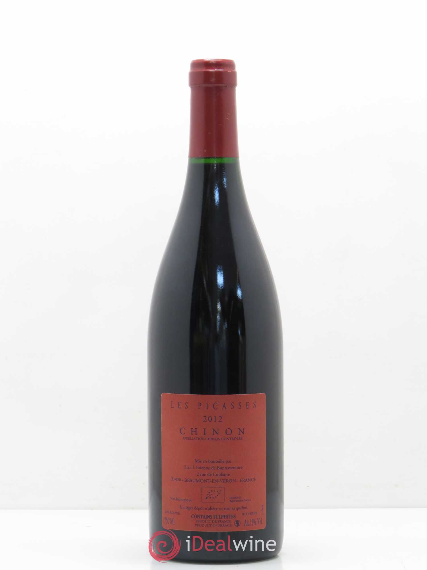 Chinon Les Picasses Olga Raffault (sans prix de réserve) 2012 - Lot de 1 bouteille - 1