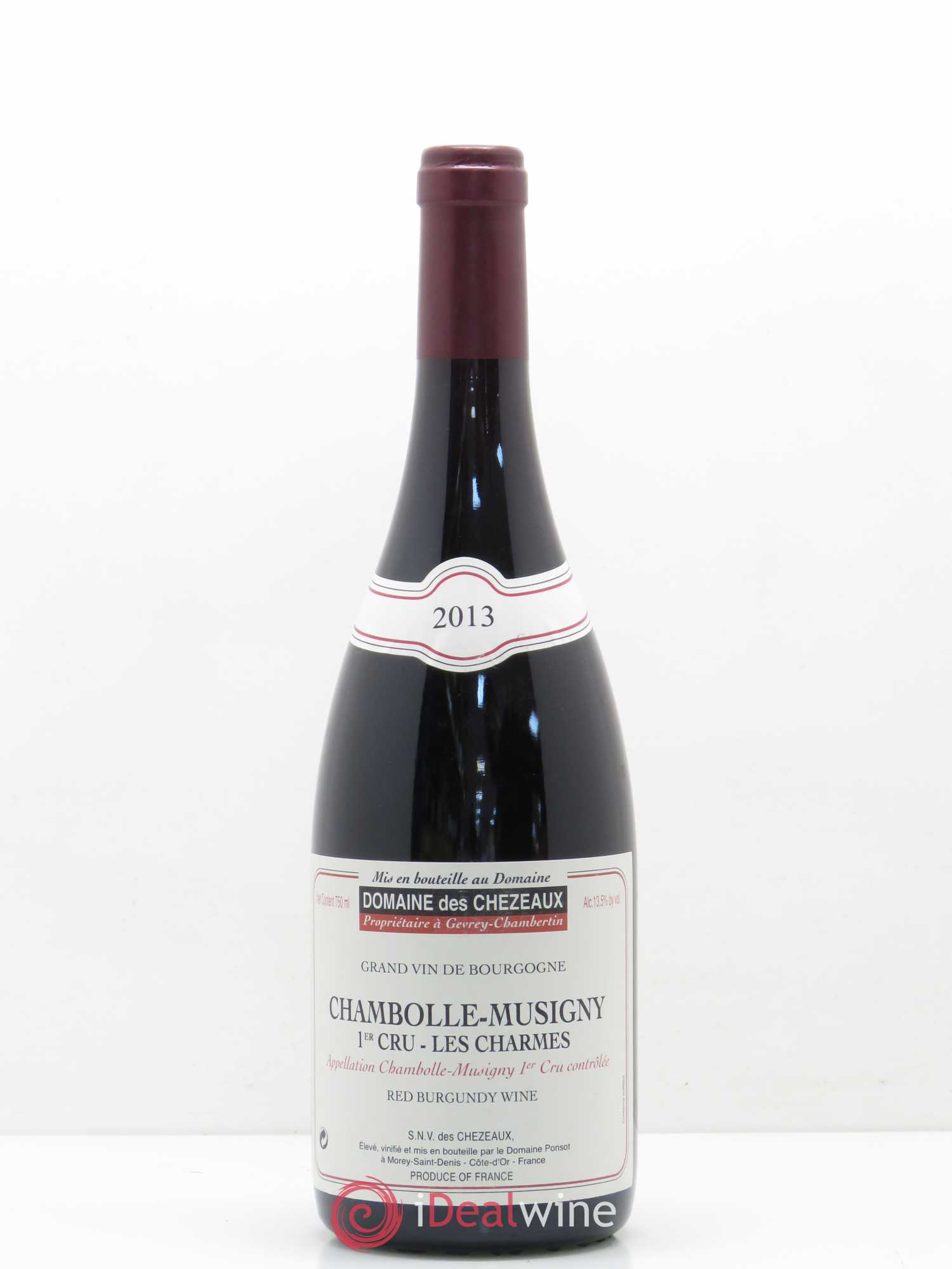Chambolle-Musigny 1er Cru Les Charmes Domaine Des Chezeaux 2013 - Posten von 1 Flasche - 0