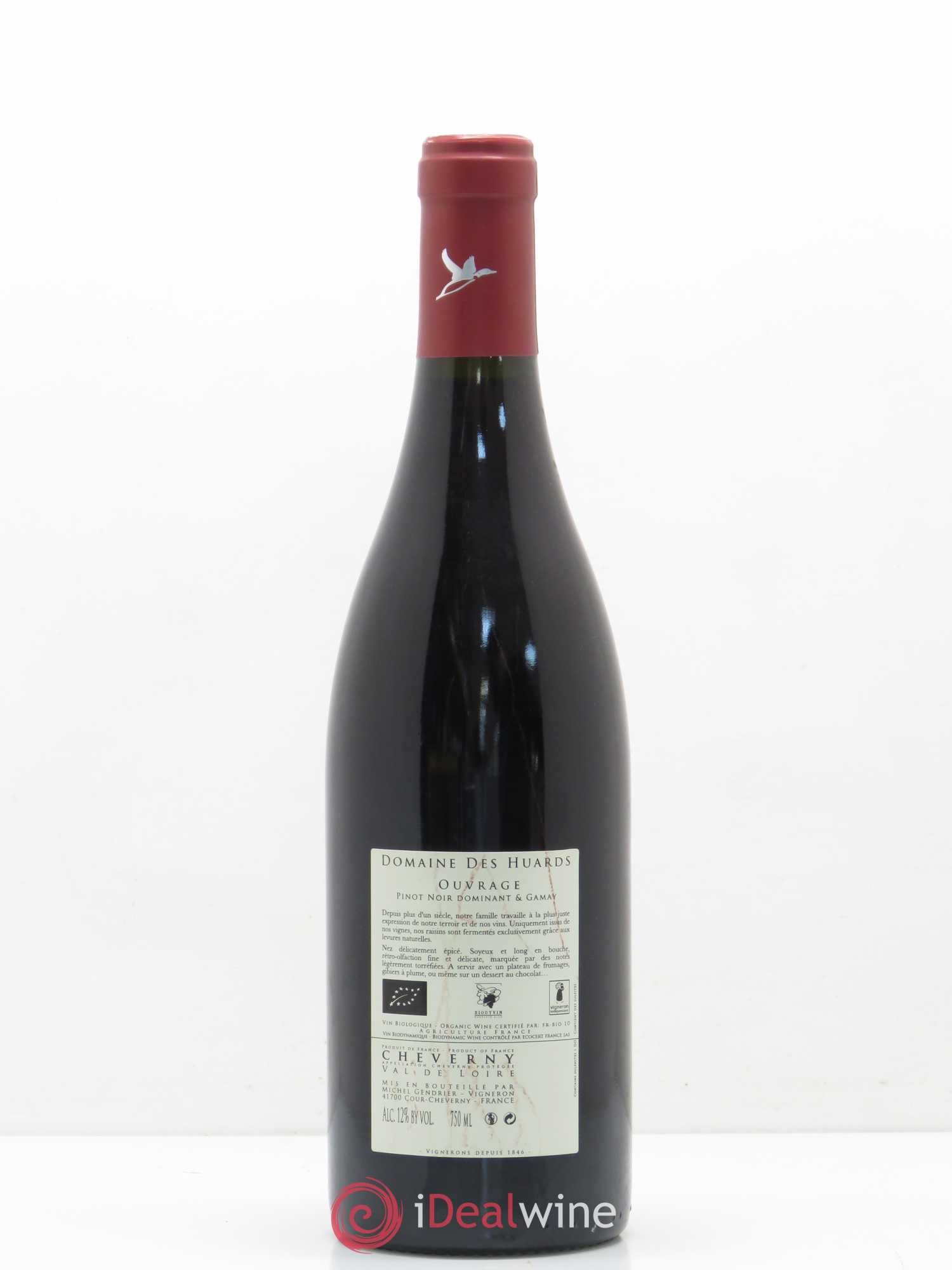 Château de France Cheverny Ouvrage Domaine des Huards (sans prix de réserve) 2013 - Lot de 1 bouteille - 1
