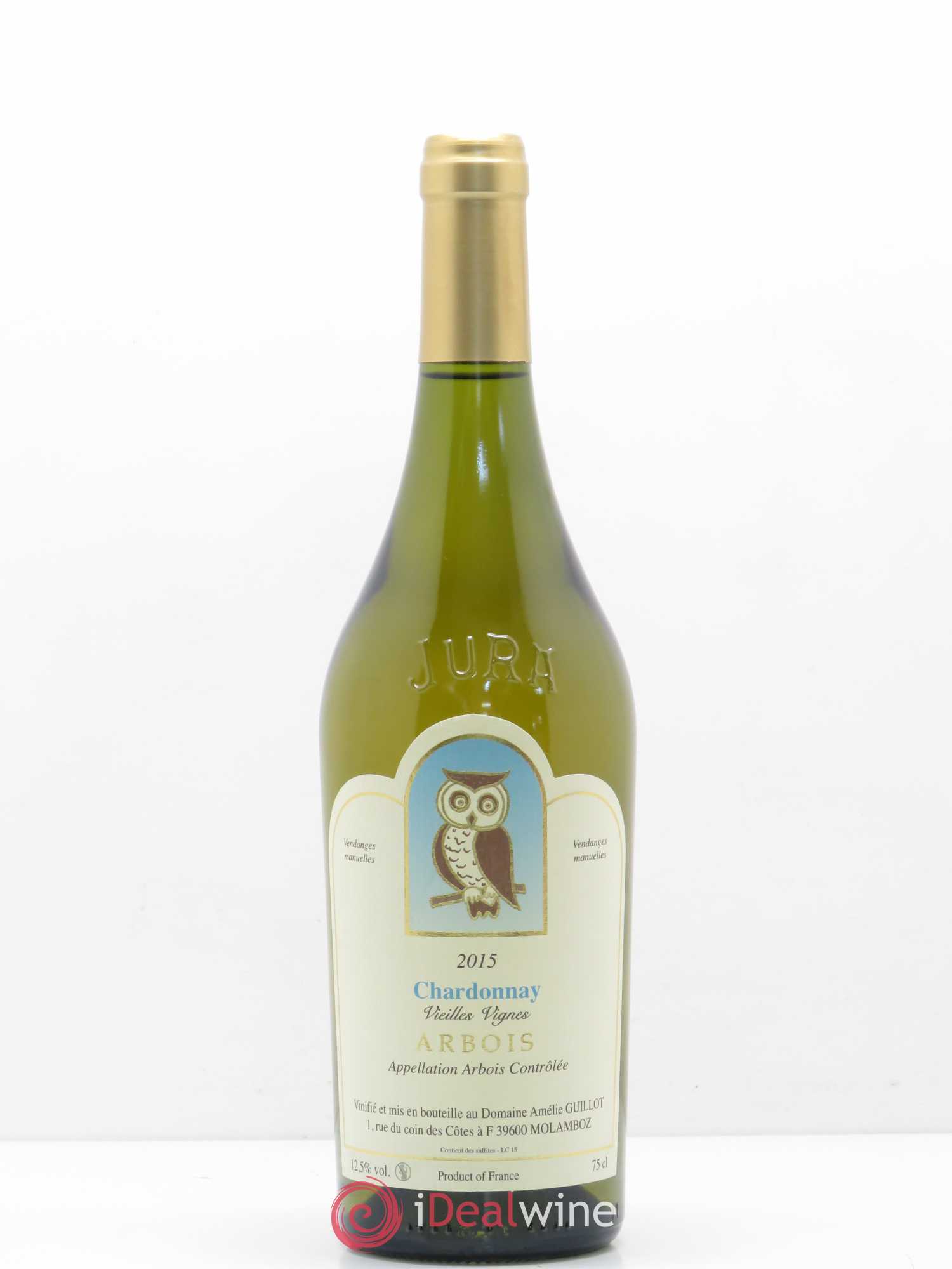 Arbois Chardonnay Vieilles Vignes Domaine Guillot (sans prix de réserve) 2015 - Posten von 1 Flasche - 0
