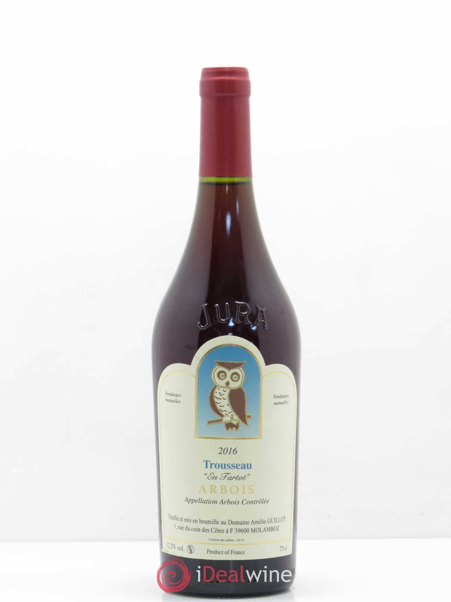Arbois Trousseau En Tartot Domaine Guillot (sans prix de réserve) 2016 - Posten von 1 Flasche - 0