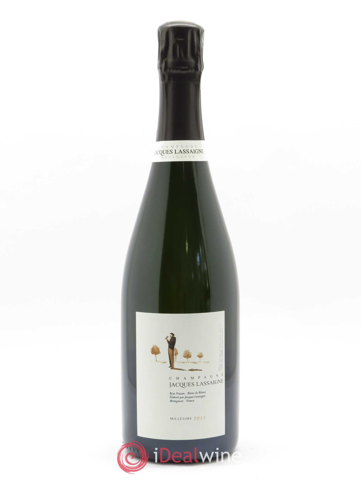 Blanc de Blancs millésimé Brut Nature Jacques Lassaigne 2011 - Lot de 1 bouteille - 0