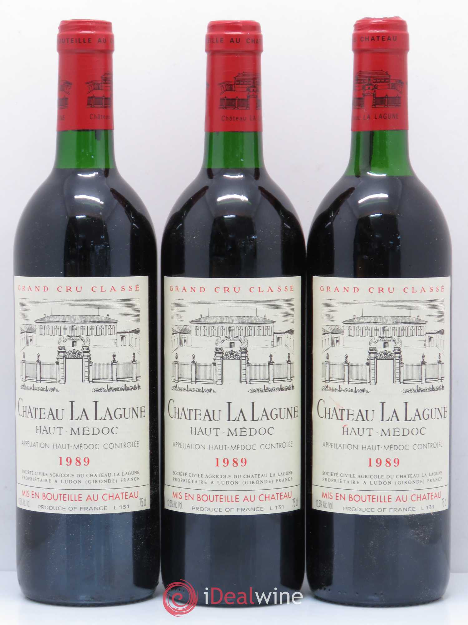 Château la Lagune 3ème Grand Cru Classé 1989 - Lot de 6 bouteilles - 1