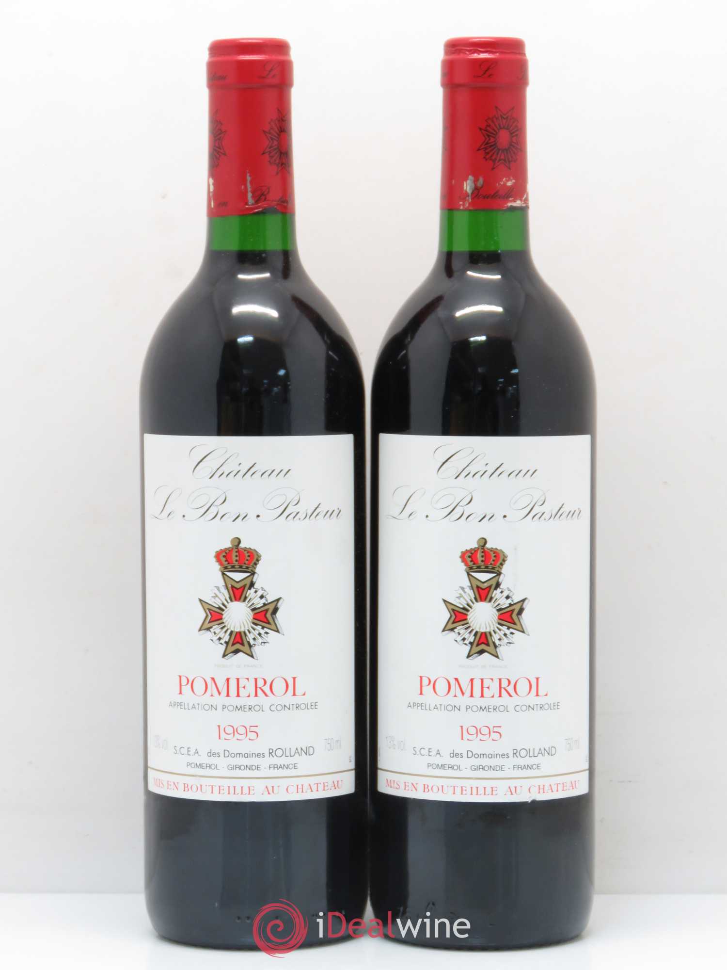 Château le Bon Pasteur 1995 - Lot de 2 bouteilles - 0