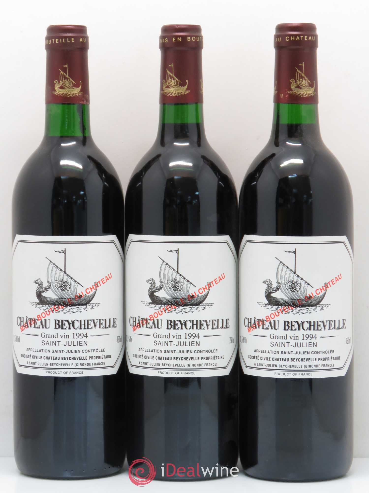 Château Beychevelle 4ème Grand Cru Classé 1994 - Lot de 6 bouteilles - 1