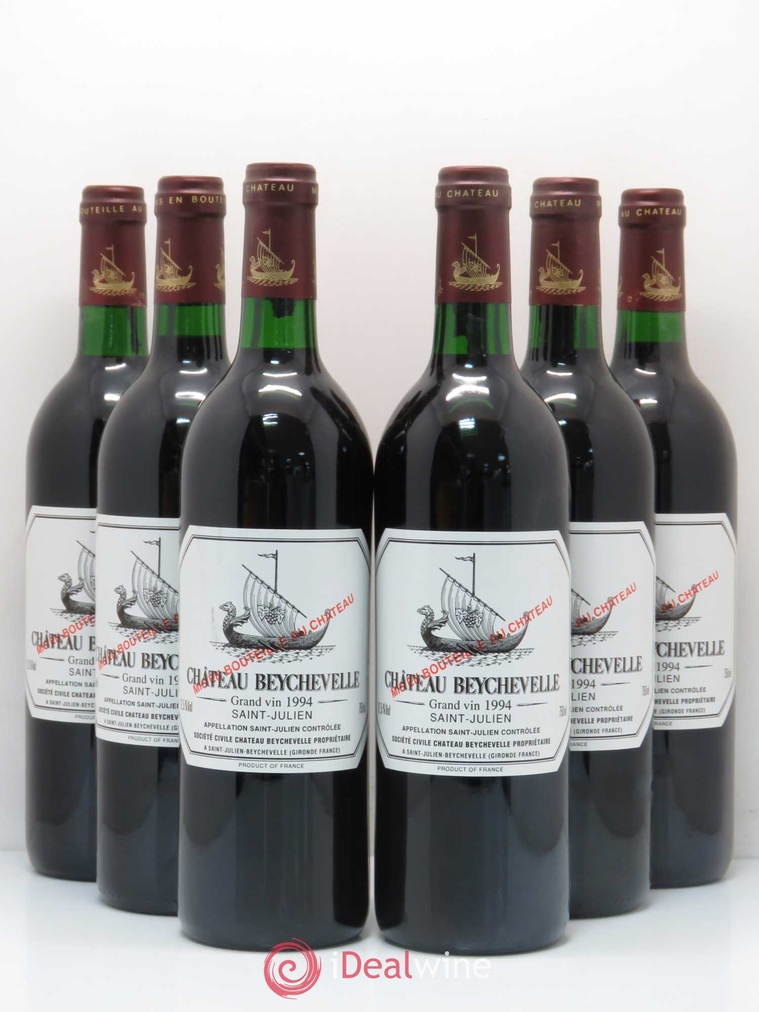 Château Beychevelle 4ème Grand Cru Classé 1994 - Lot de 6 bouteilles - 0