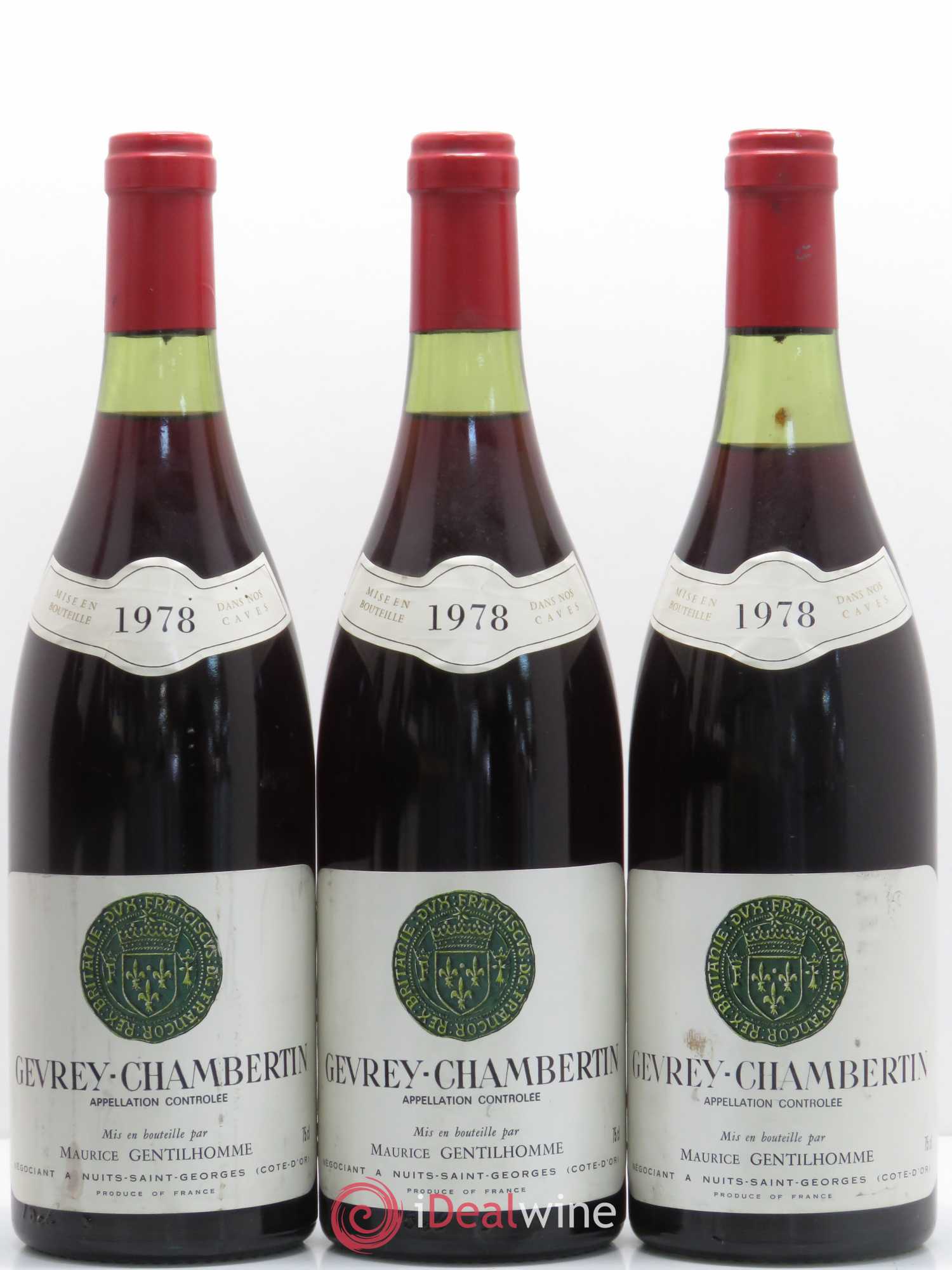 Gevrey-Chambertin Gentilhomme 1978 - Posten von 6 Flaschen - 1
