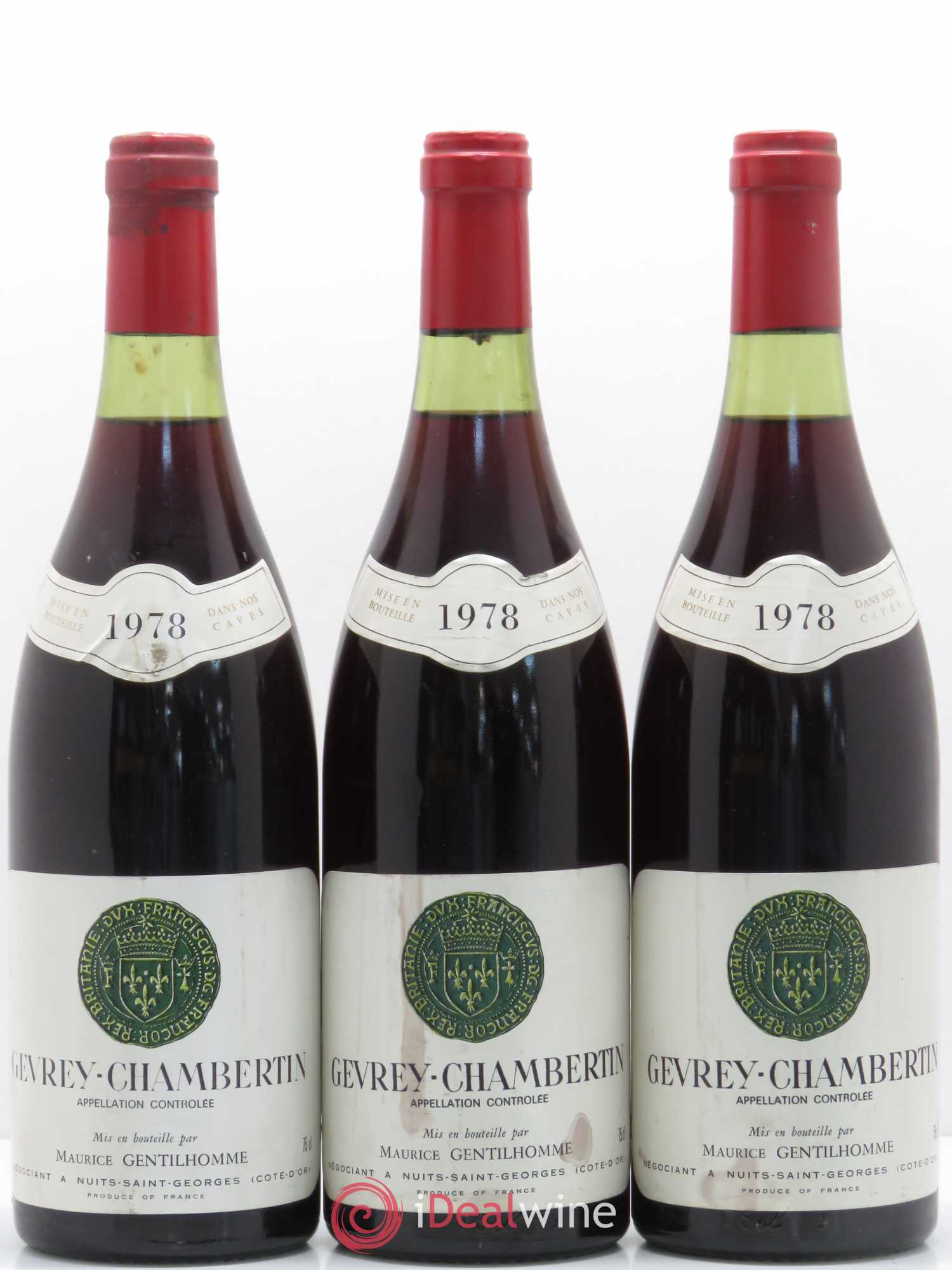 Gevrey-Chambertin Gentilhomme 1978 - Posten von 6 Flaschen - 2