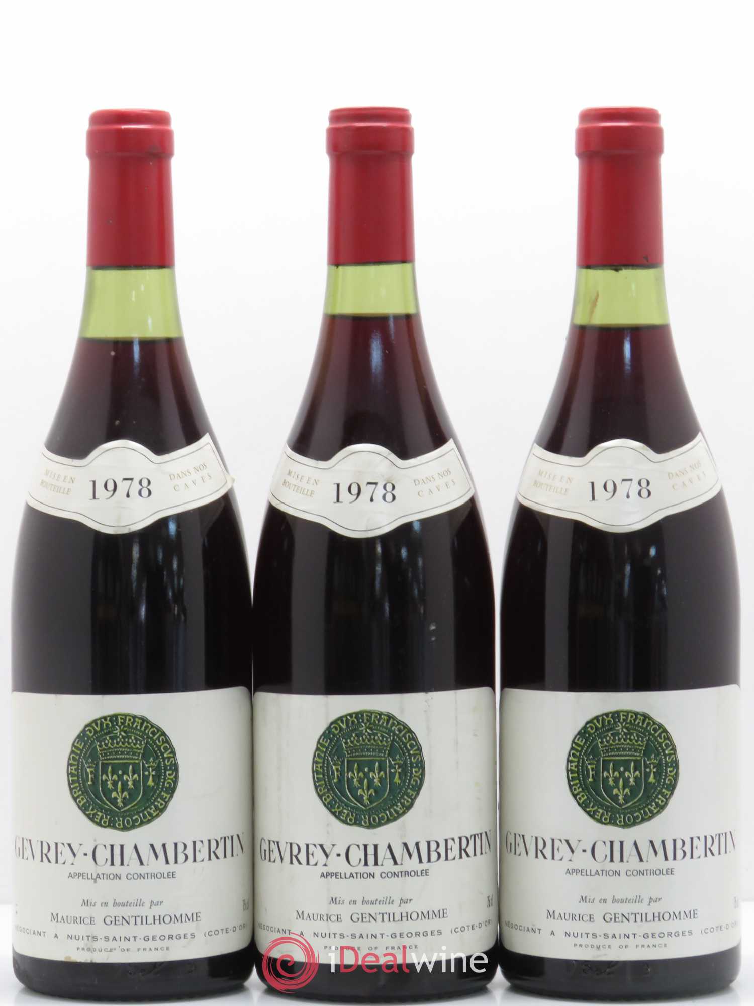Gevrey-Chambertin Gentilhomme 1978 - Posten von 12 Flaschen - 1