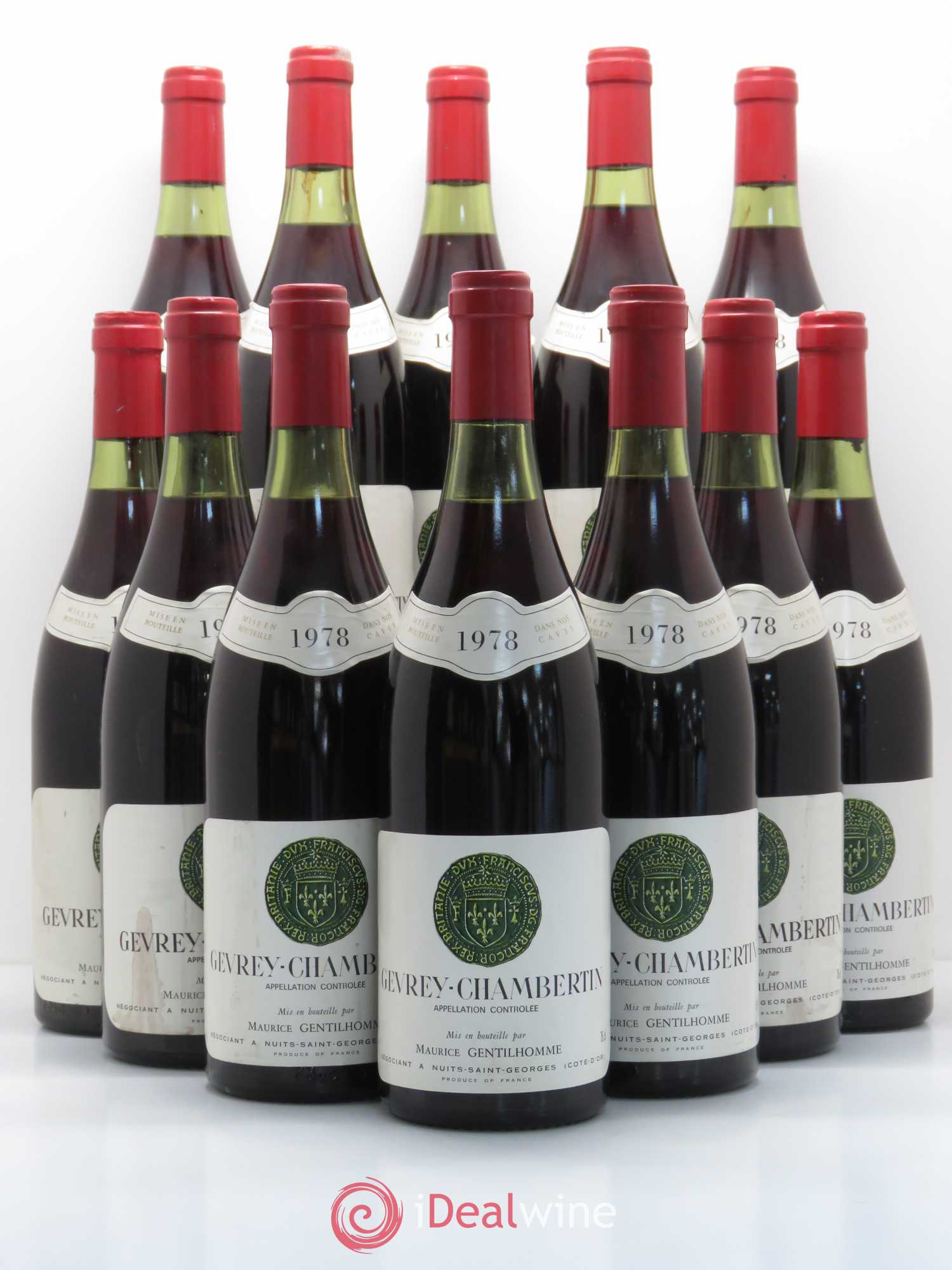 Gevrey-Chambertin Gentilhomme 1978 - Posten von 12 Flaschen - 0