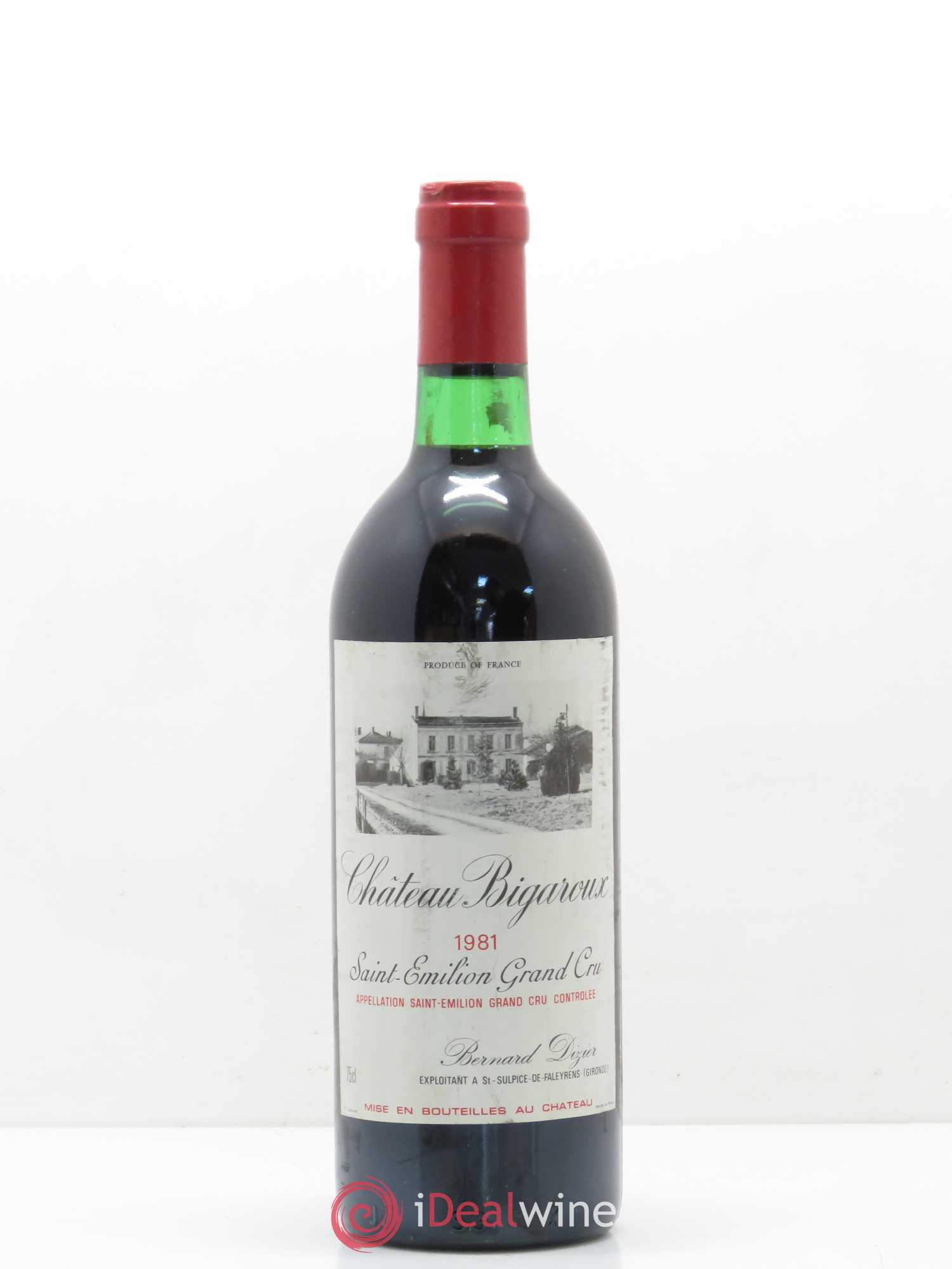Saint-Émilion Château Bigaroux 1981 - Posten von 1 Flasche - 0