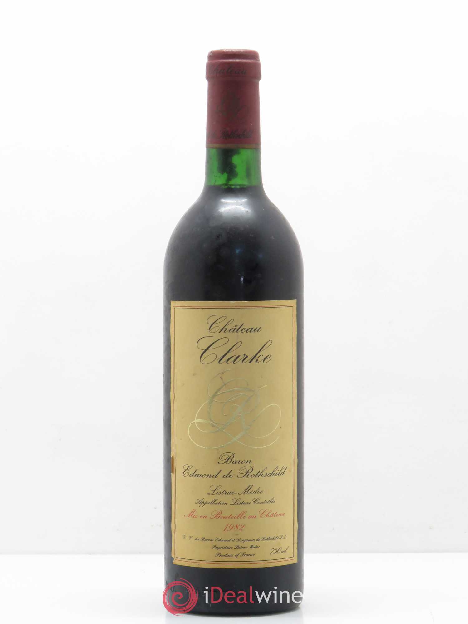 Château Clarke 1982 - Lot de 1 bouteille - 0