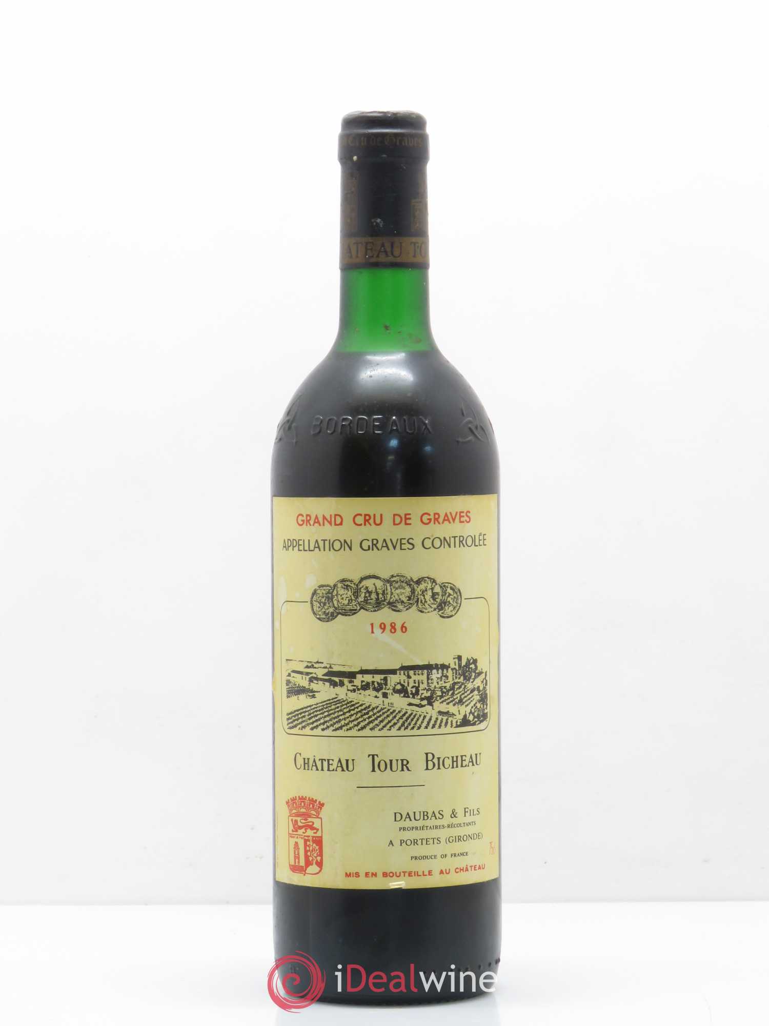 Bordeaux Château Tour Bicheau 1986 - Lot de 1 bouteille - 0