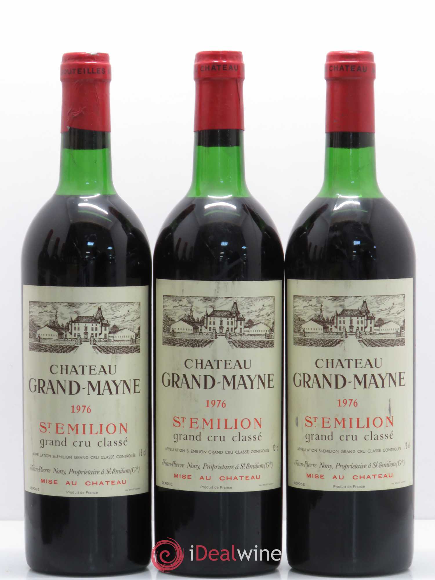 Château Grand Mayne Grand Cru Classé 1976 - Lot de 6 bouteilles - 1