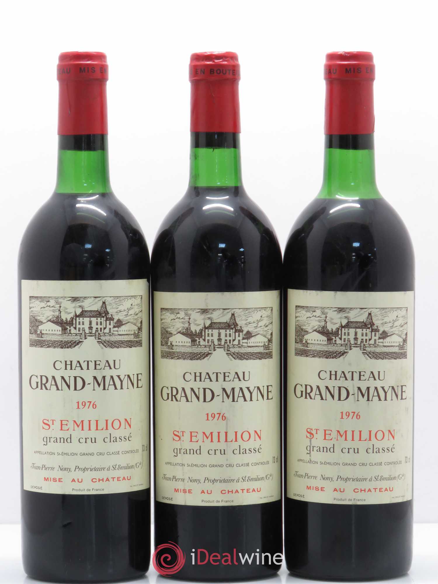 Château Grand Mayne Grand Cru Classé 1976 - Lot de 6 bouteilles - 2