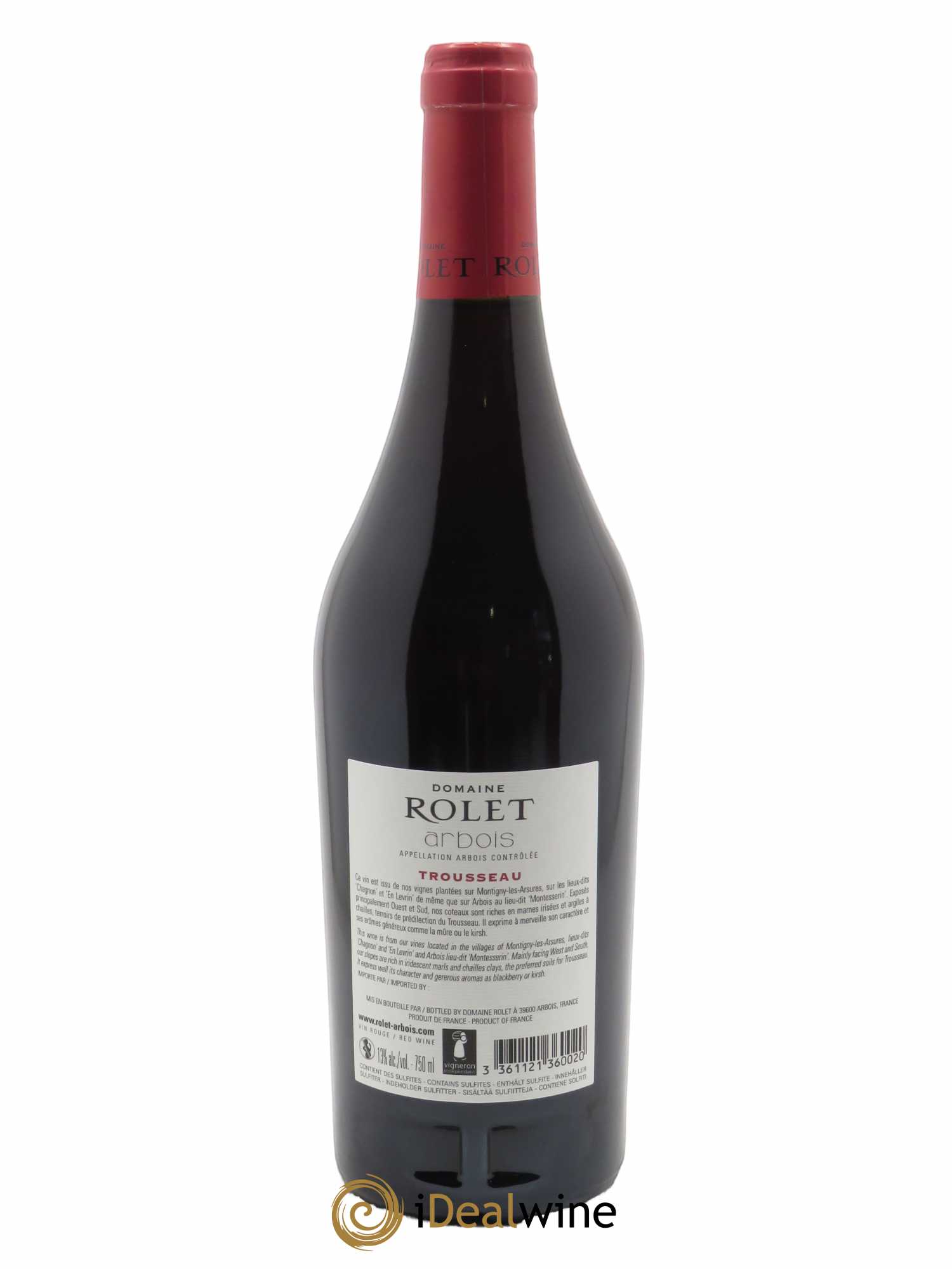 Arbois Trousseau Domaine Rolet 2018 - Lot de 1 bouteille - 1
