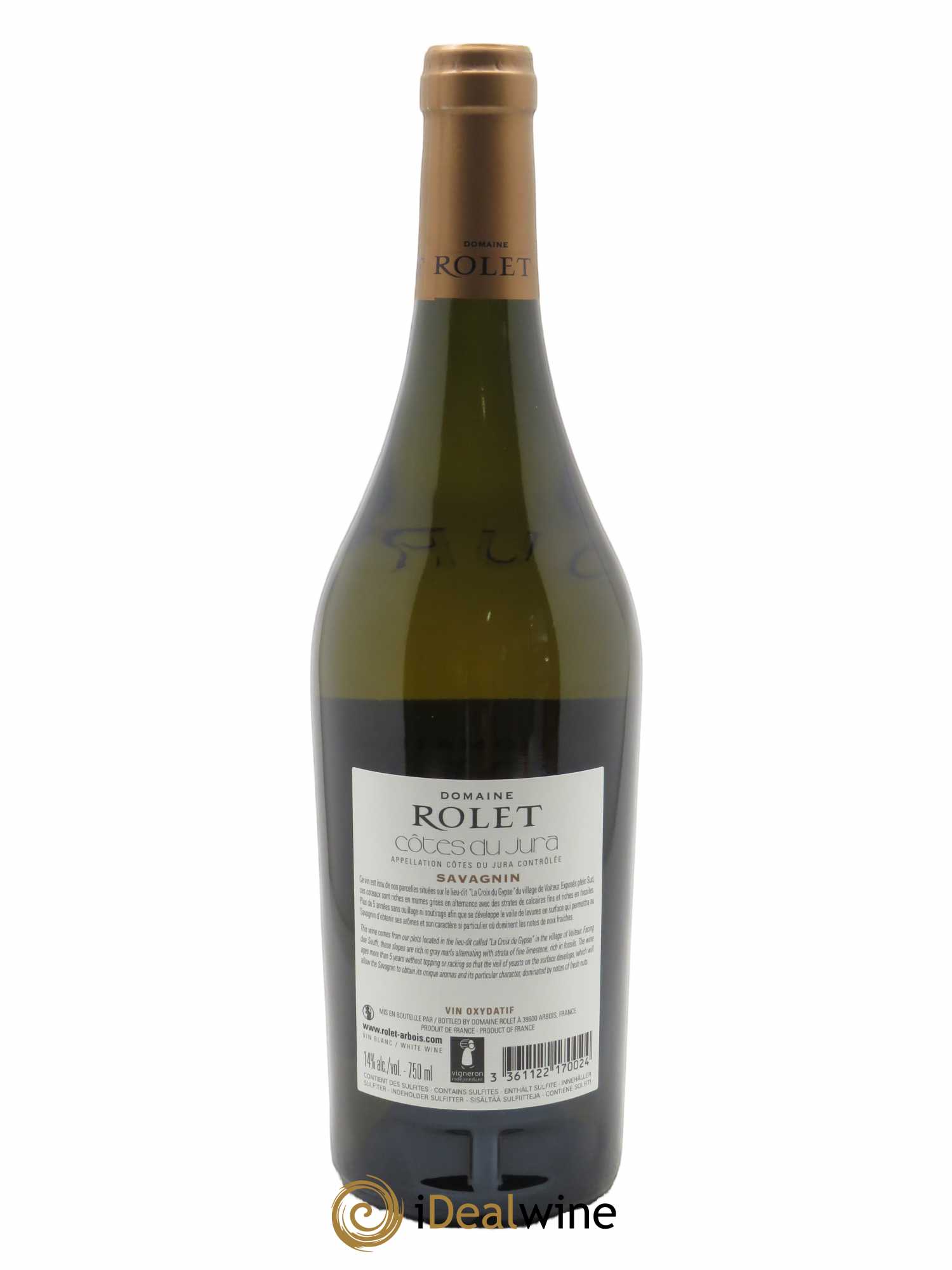 Côtes du Jura Savagnin Domaine Rolet 2015 - Posten von 1 Flasche - 1