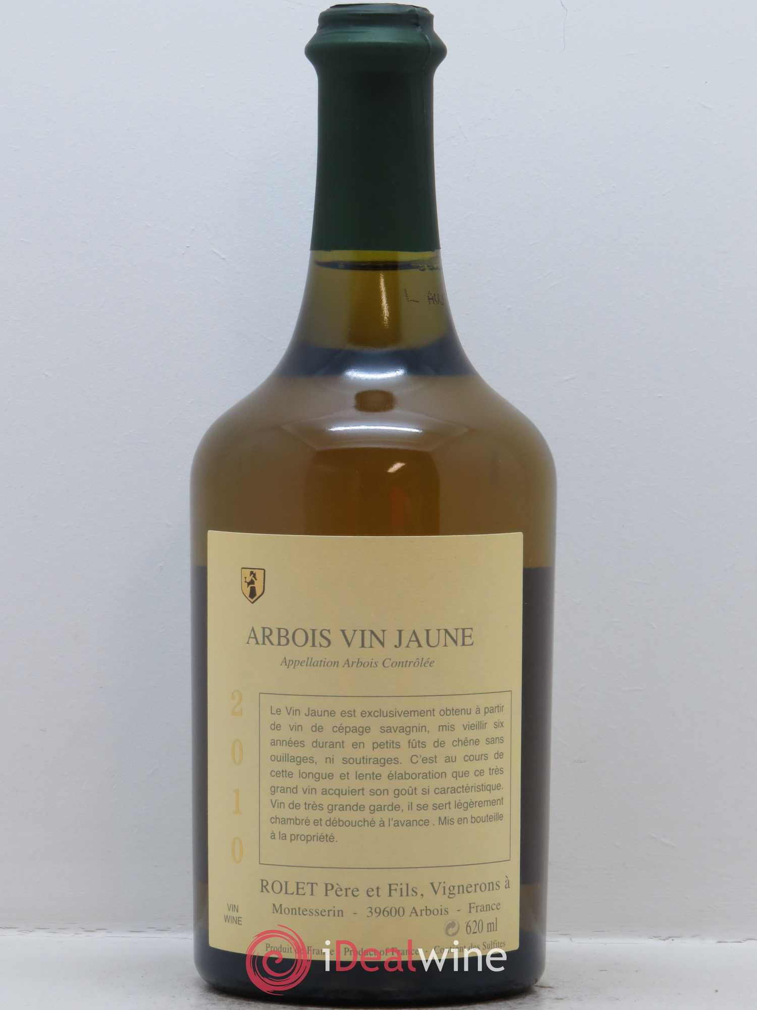 Arbois Vin Jaune Domaine Rolet (62cl) 2010 - Lot de 1 bouteille - 0