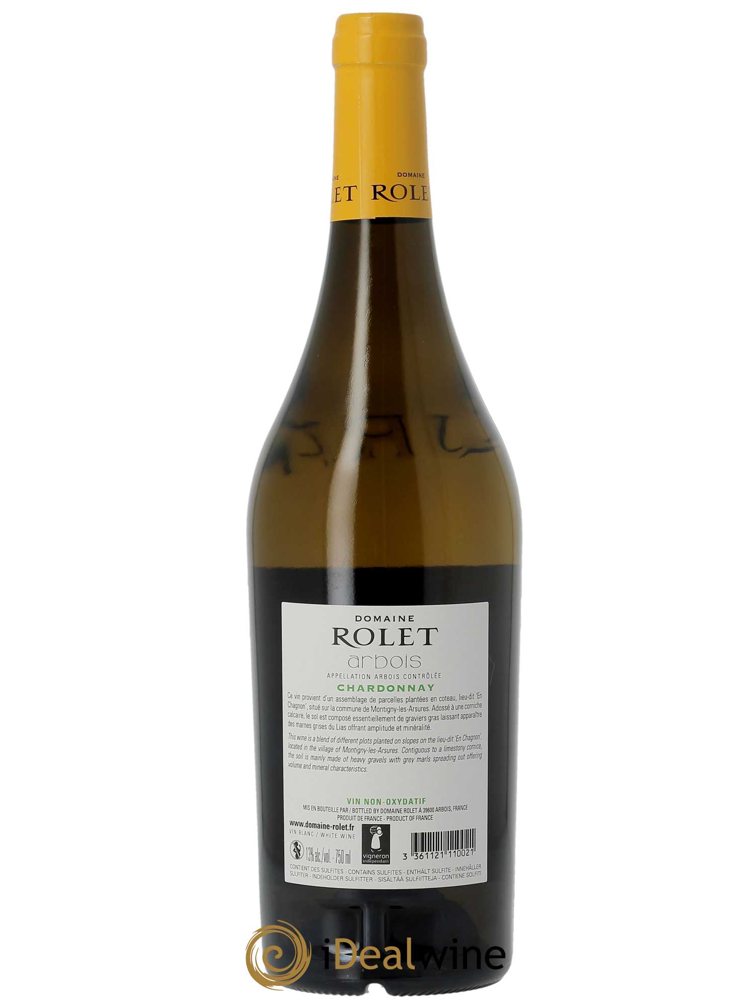 Arbois Chardonnay Domaine Rolet 2020 - Lot de 1 bouteille - 1