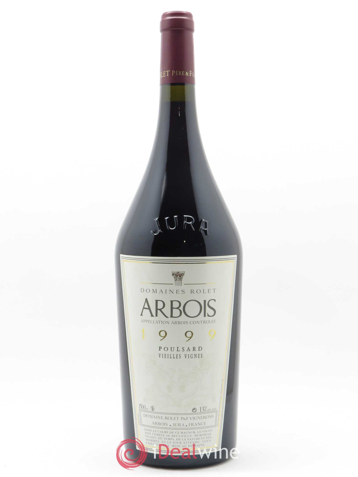 Arbois Poulsard Vieilles Vignes Domaine Rolet 1999 - Lot de 1 magnum - 0