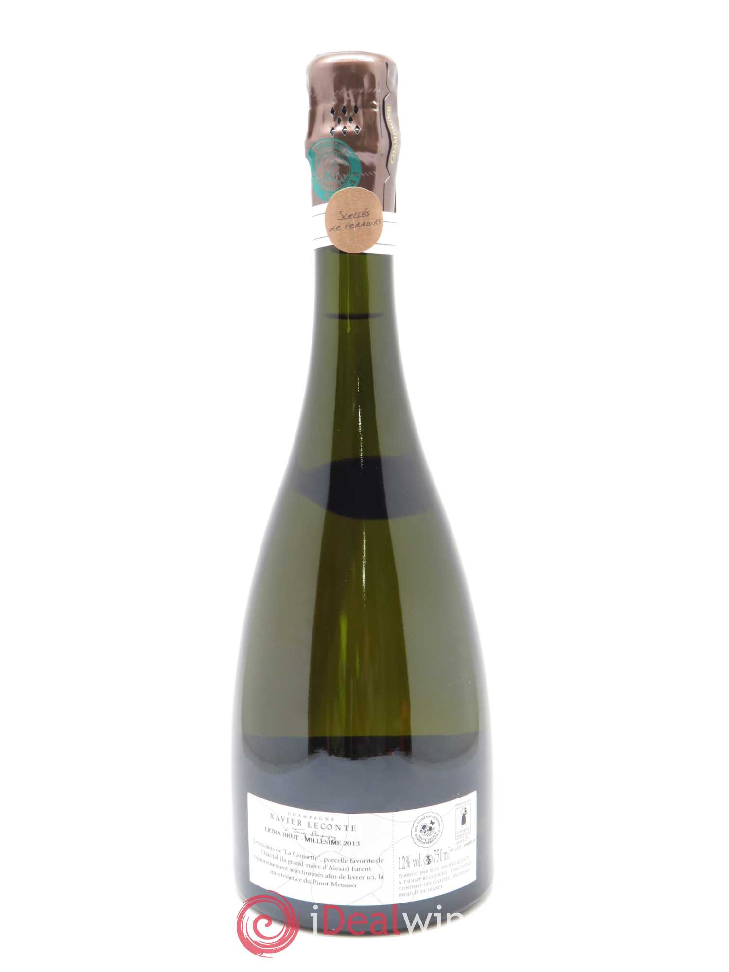 Lieu-dit La Croisette Extra-Brut Xavier Leconte 2013 - Lotto di 1 bottiglia - 2