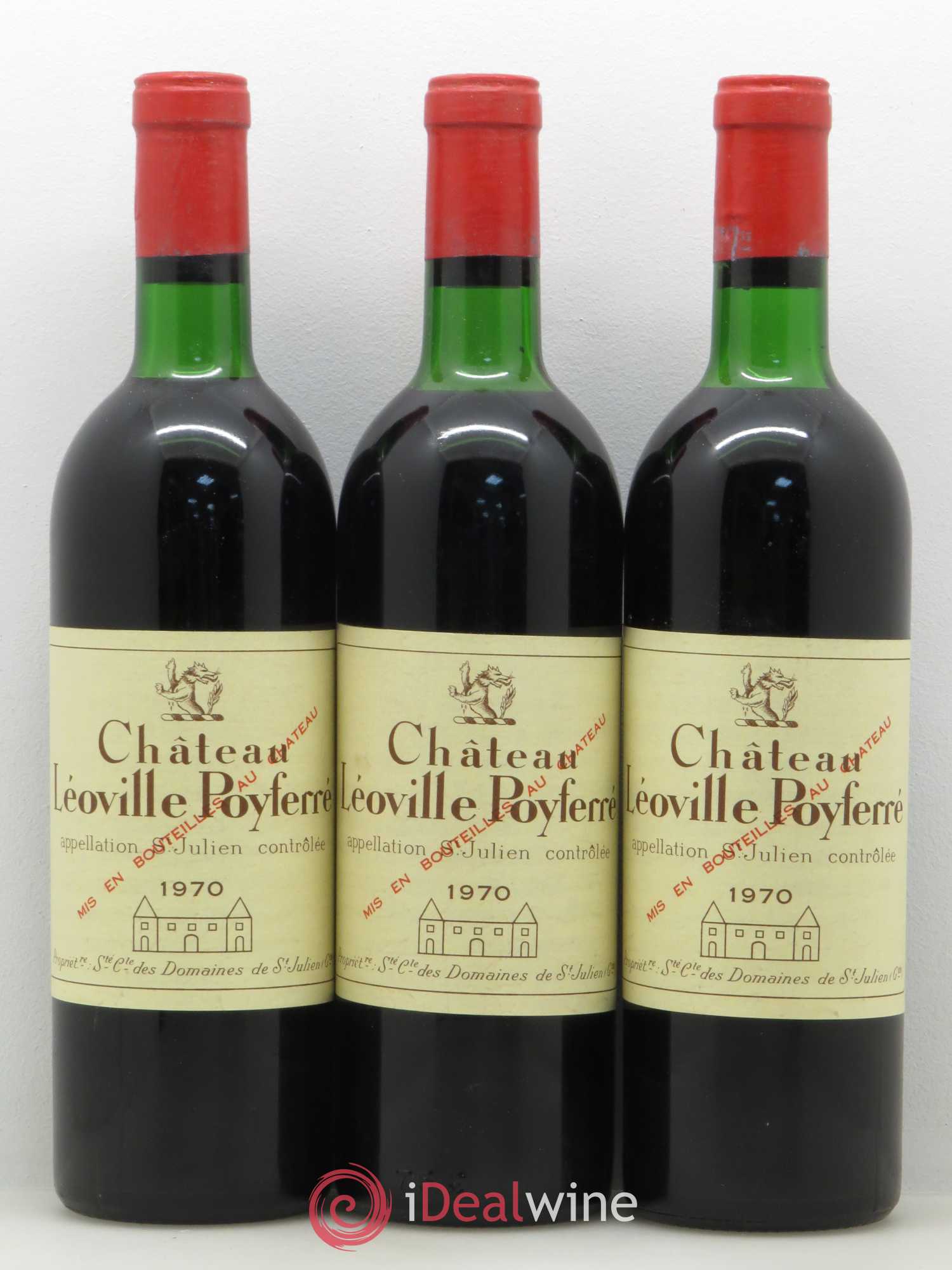 Château Léoville Poyferré 2ème Grand Cru Classé 1970 - Lot de 6 bouteilles - 2