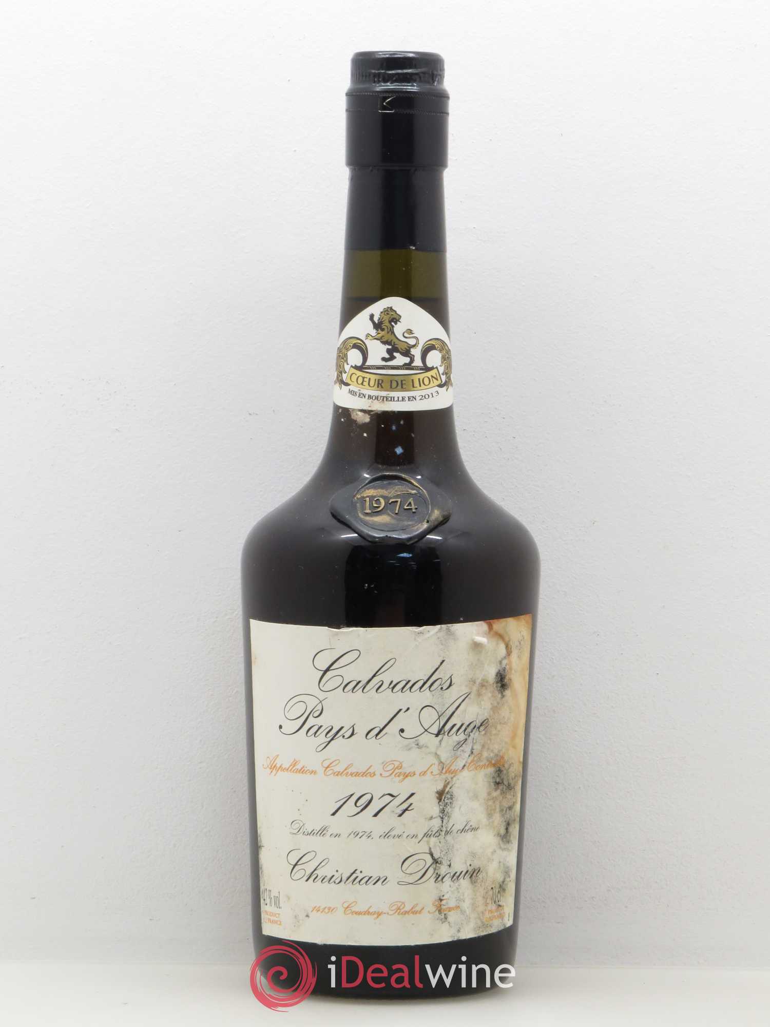Calvados Drouin 1974 - Posten von 1 Flasche - 0