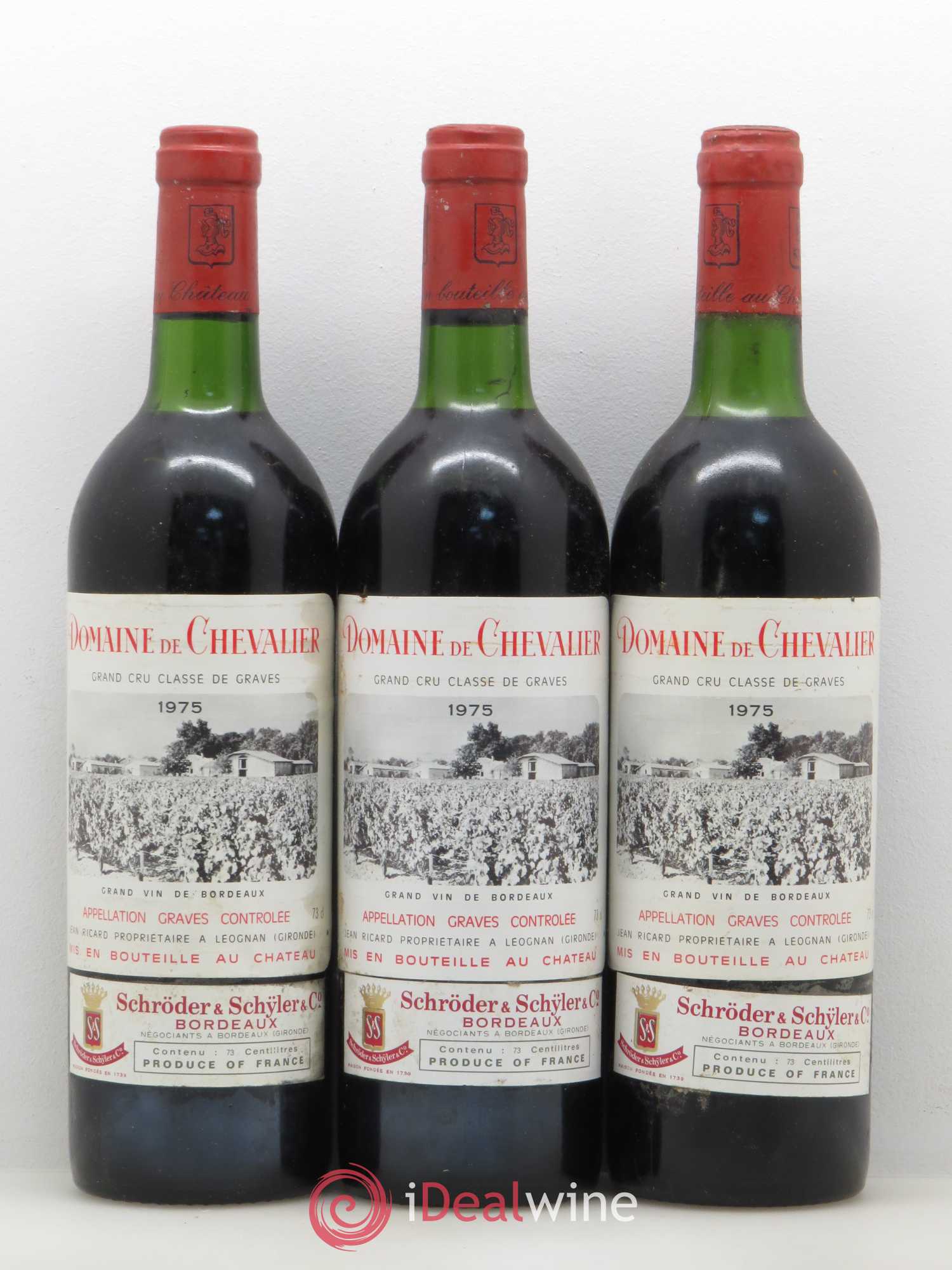 Domaine de Chevalier Cru Classé de Graves 1975 - Lot de 6 bouteilles - 2