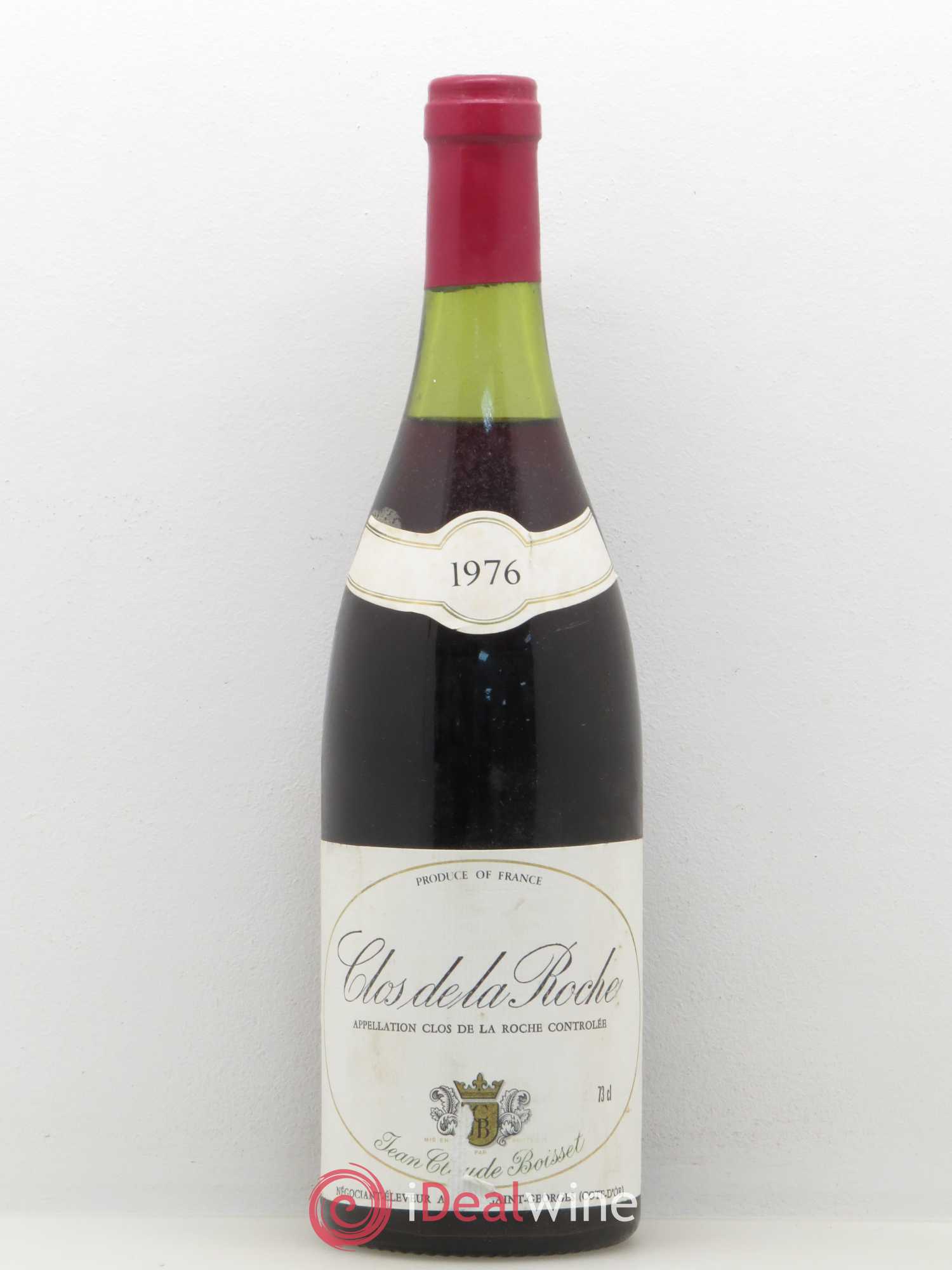 Clos de la Roche Grand Cru J.C Boisset 1976 - Lot de 1 bouteille - 0