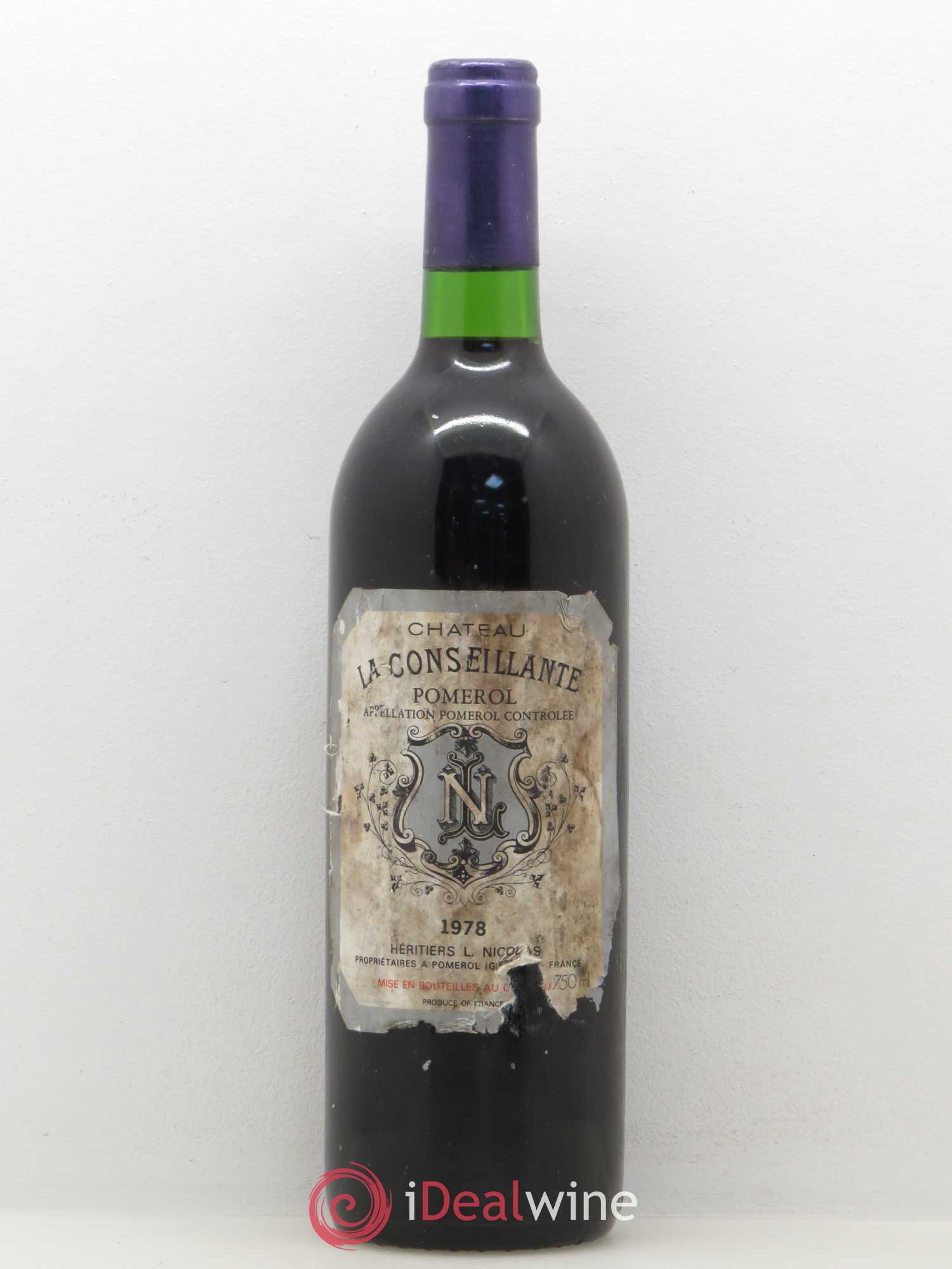 Château la Conseillante 1978 - Lot de 1 bouteille - 0