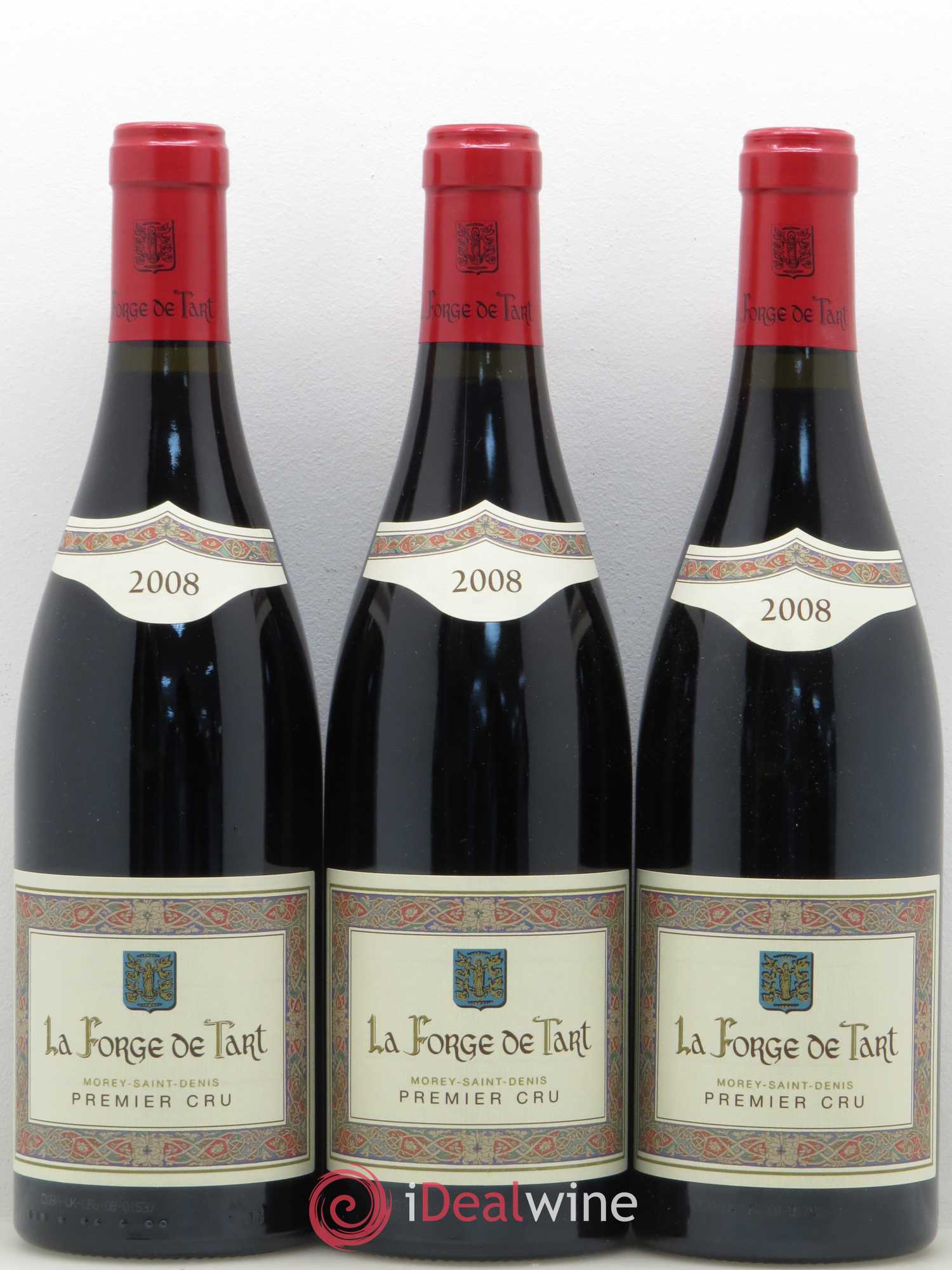 Morey-Saint-Denis 1er Cru La Forge de Tart Clos de Tart 2008 - Lot de 3 bouteilles - 0