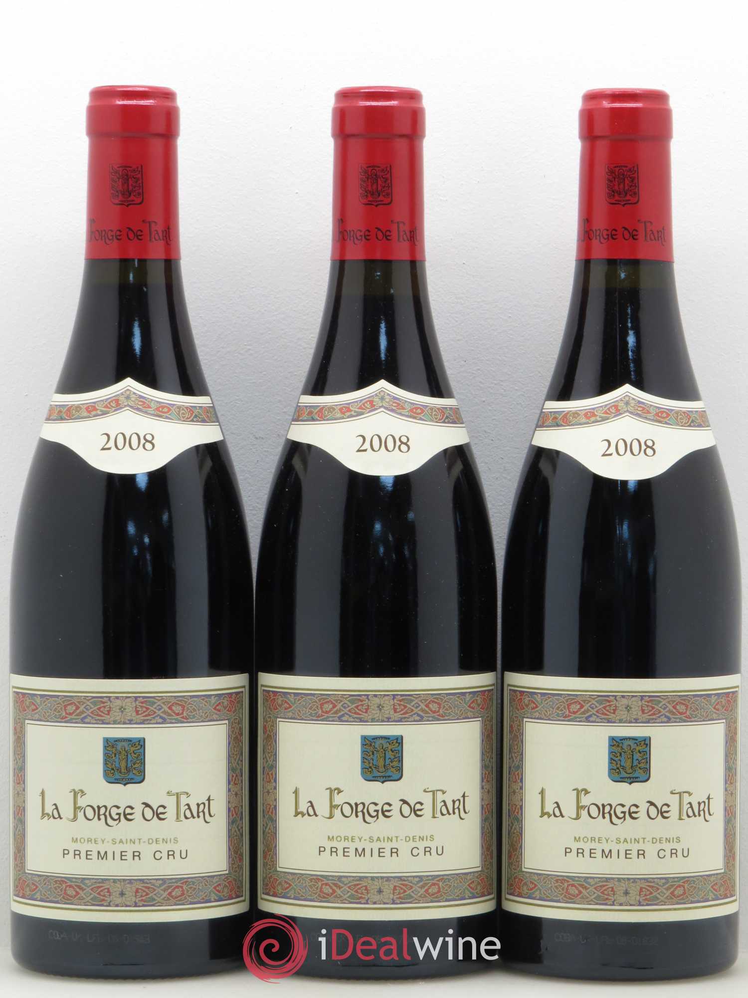 Morey-Saint-Denis 1er Cru La Forge de Tart Clos de Tart 2008 - Lot de 3 bouteilles - 0