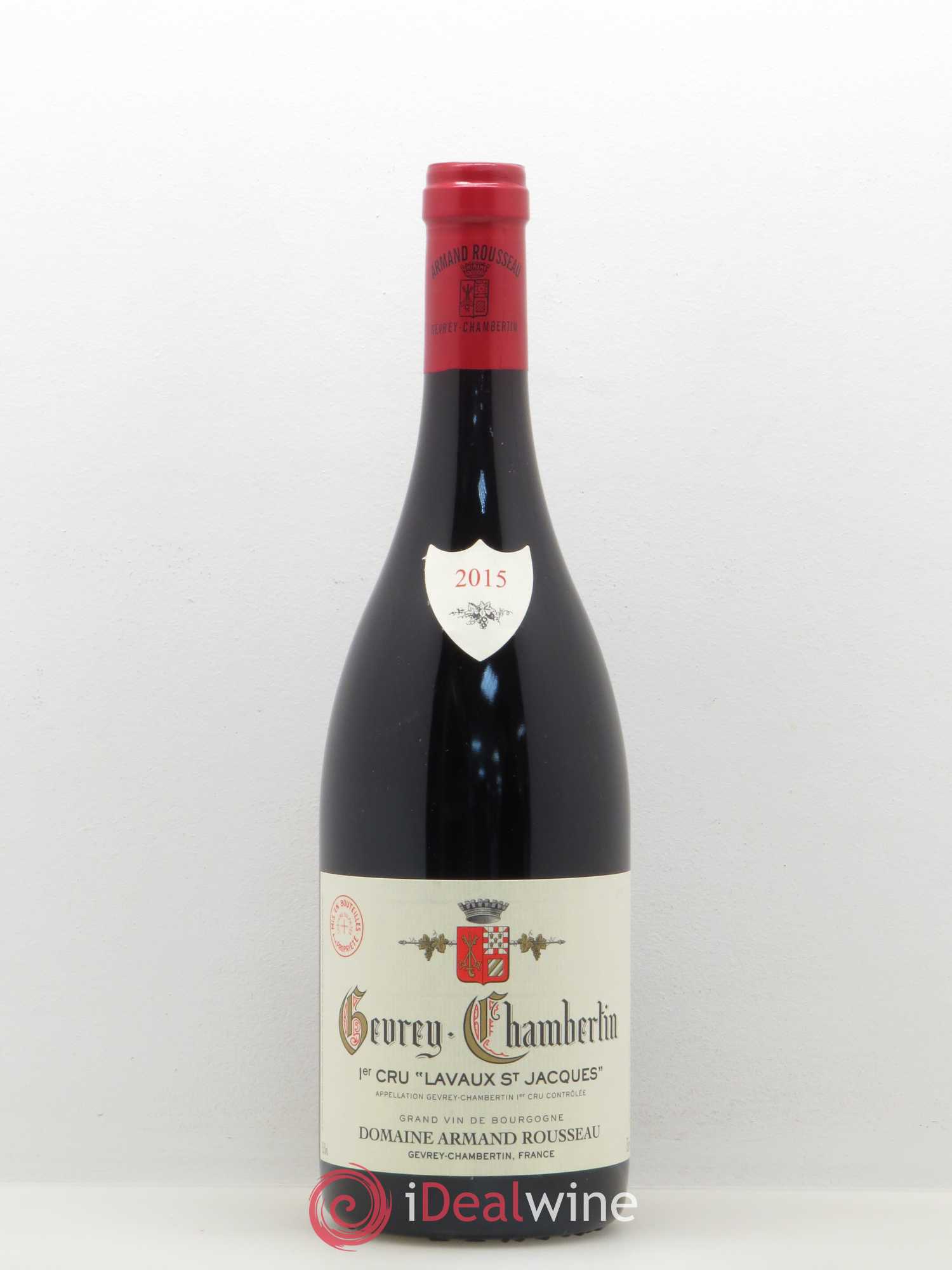 Gevrey-Chambertin 1er Cru Lavaux Saint Jacques Armand Rousseau (Domaine) 2015 - Lot de 1 bouteille - 0