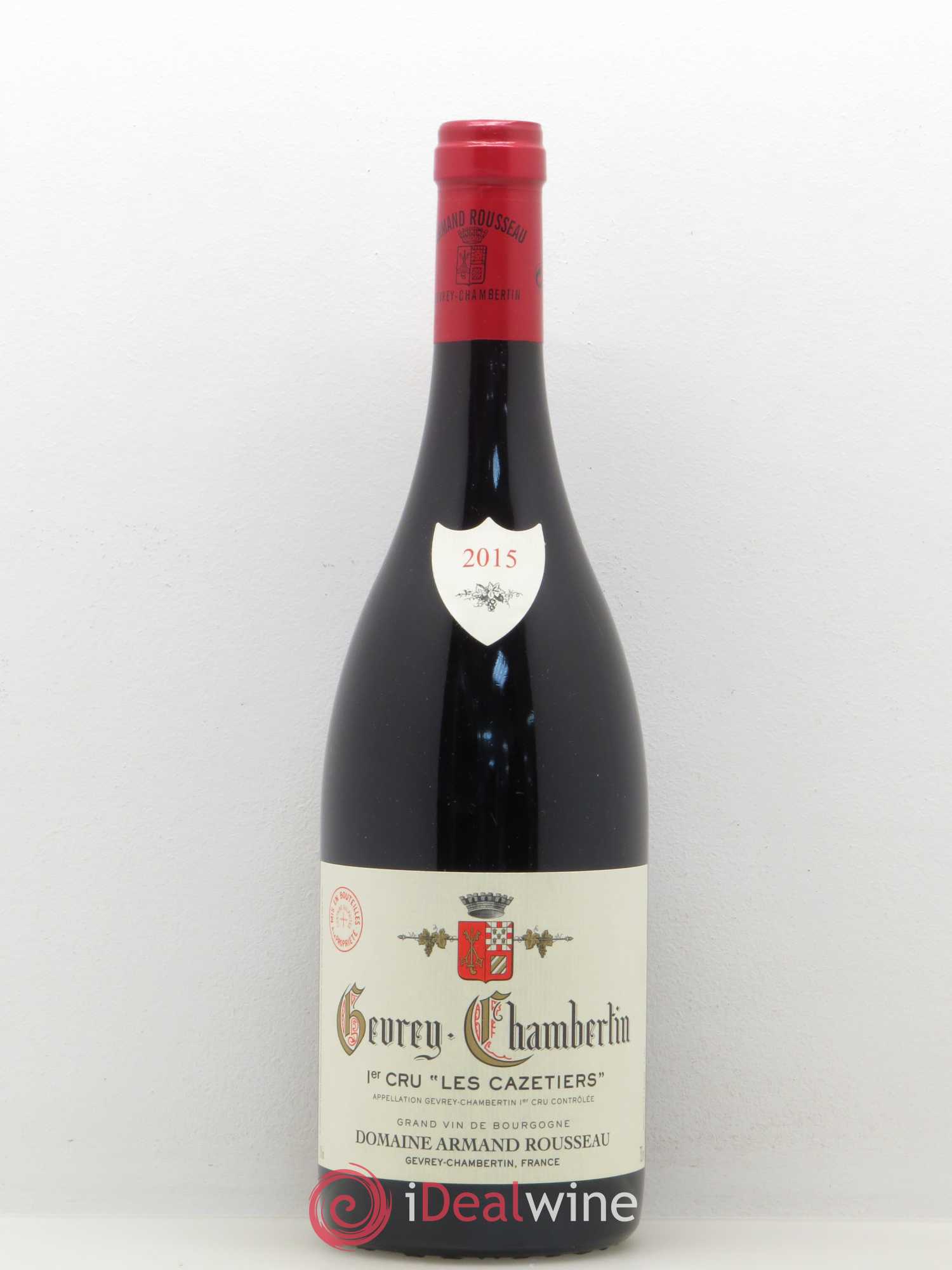 Gevrey-Chambertin 1er Cru Les Cazetiers Armand Rousseau (Domaine) 2015 - Lot de 1 bouteille - 0
