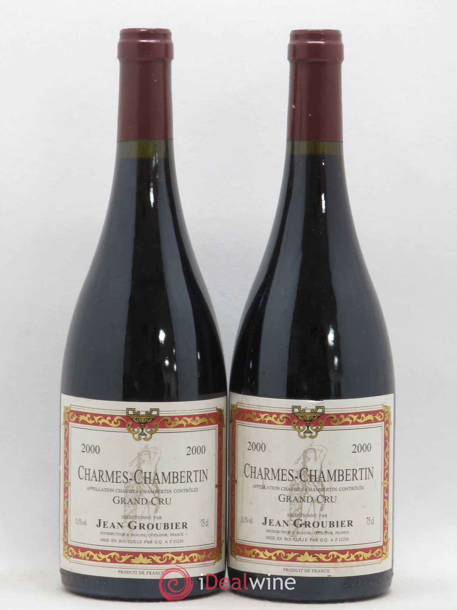 Charmes-Chambertin Grand Cru Jean Groubier 2000 - Lot de 2 bouteilles - 0
