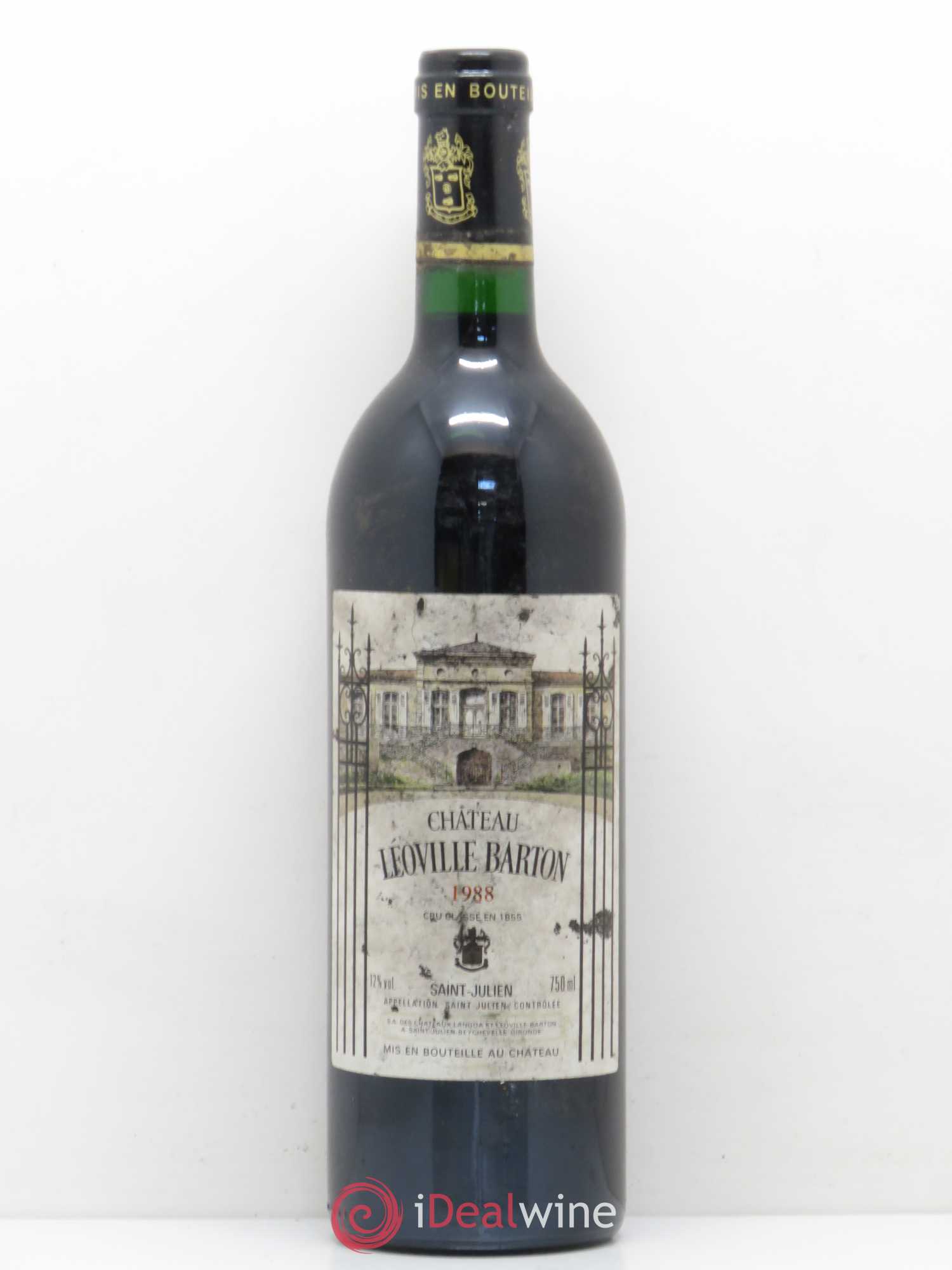 Château Léoville Barton 2ème Grand Cru Classé 1988 - Lot de 1 bouteille - 0
