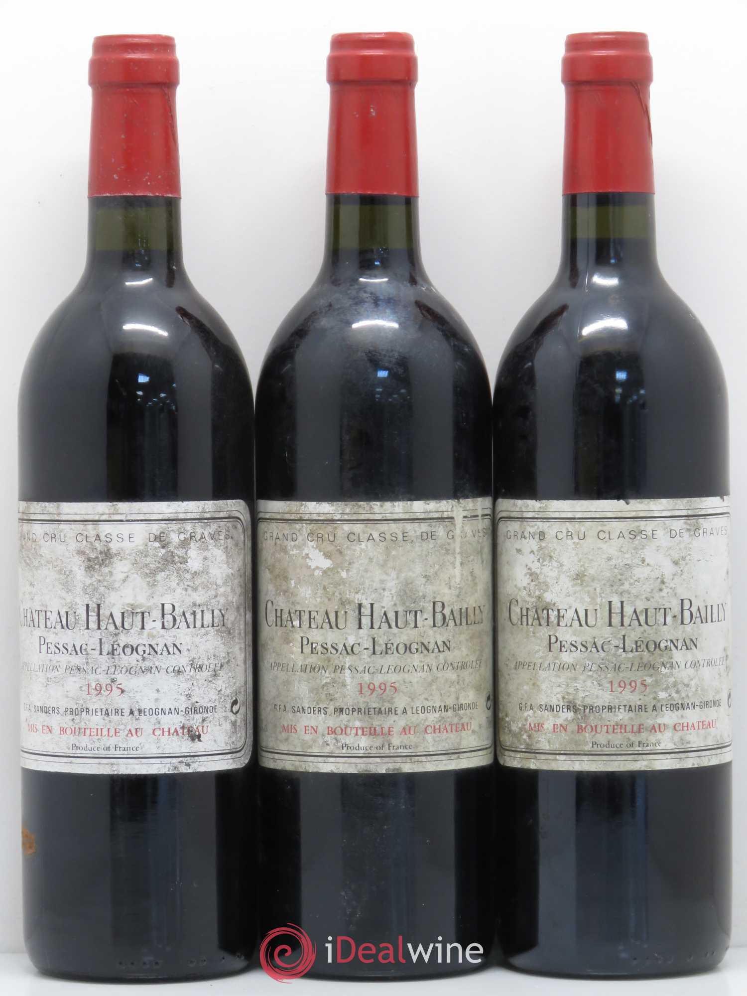 Château Haut-Bailly Cru Classé de Graves 1995 - Lot de 6 bouteilles - 1