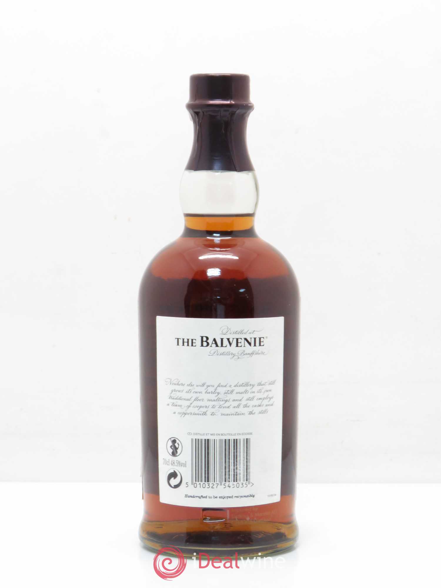 Whisky Single Malt Scotch The Balvenie 40 ans - Lot de 1 bouteille - 1