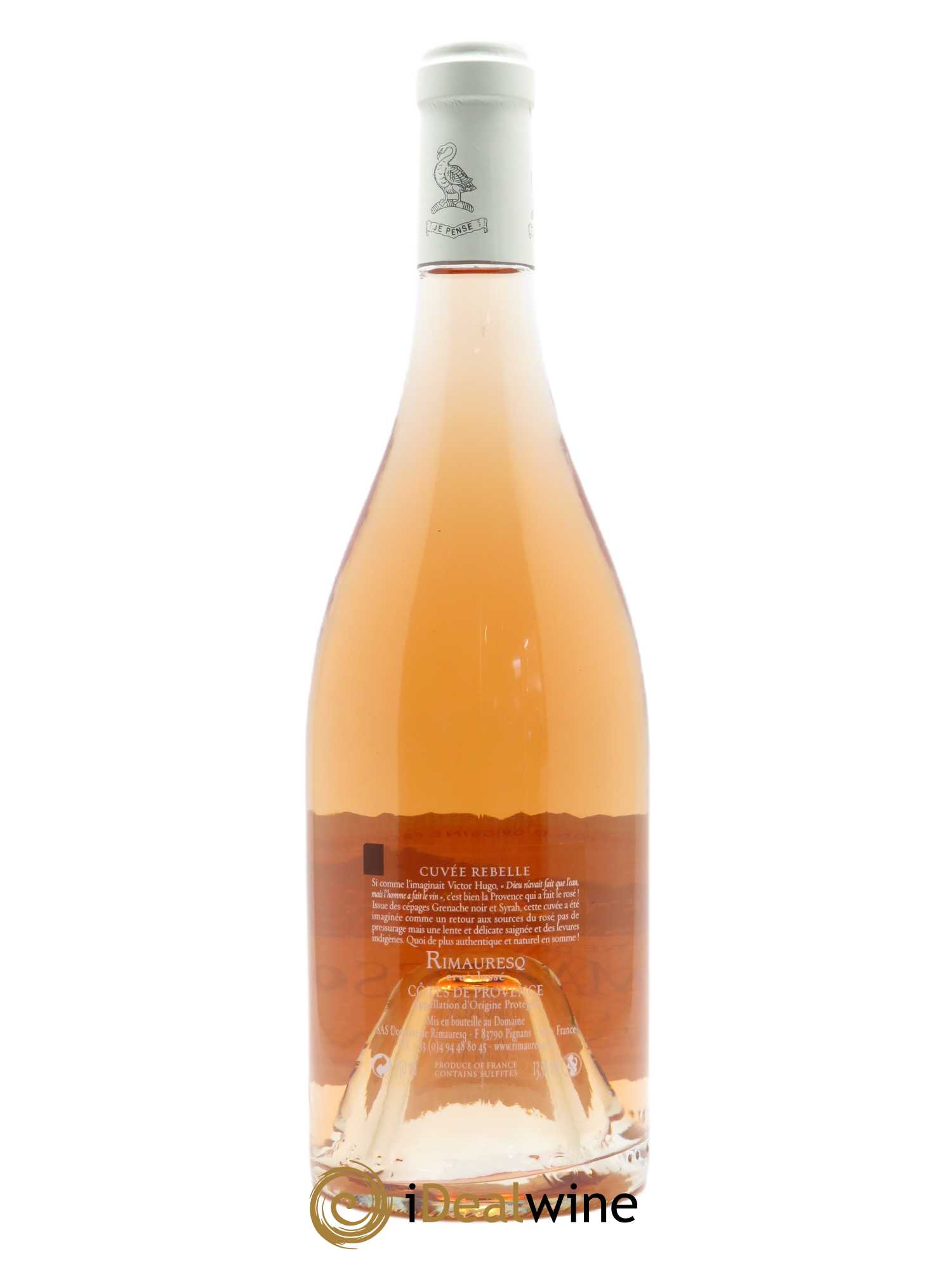 Côtes de Provence Rimauresq Cru Classé Cuvée Rebelle 2019 - Lot of 1 bottle - 1