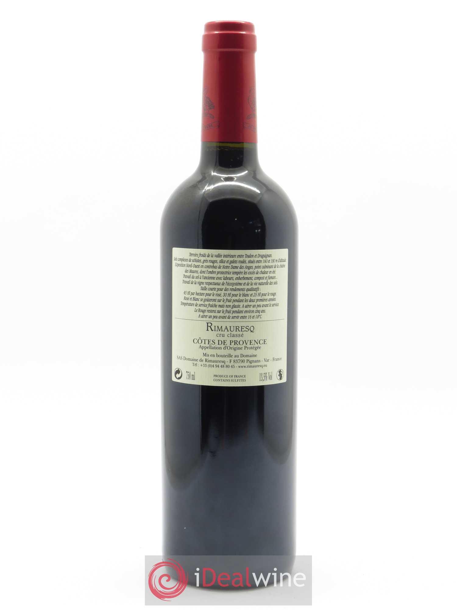 Côtes de Provence Rimauresq Cru Classé Classique de Rimauresq 2017 - Lot of 1 bottle - 1