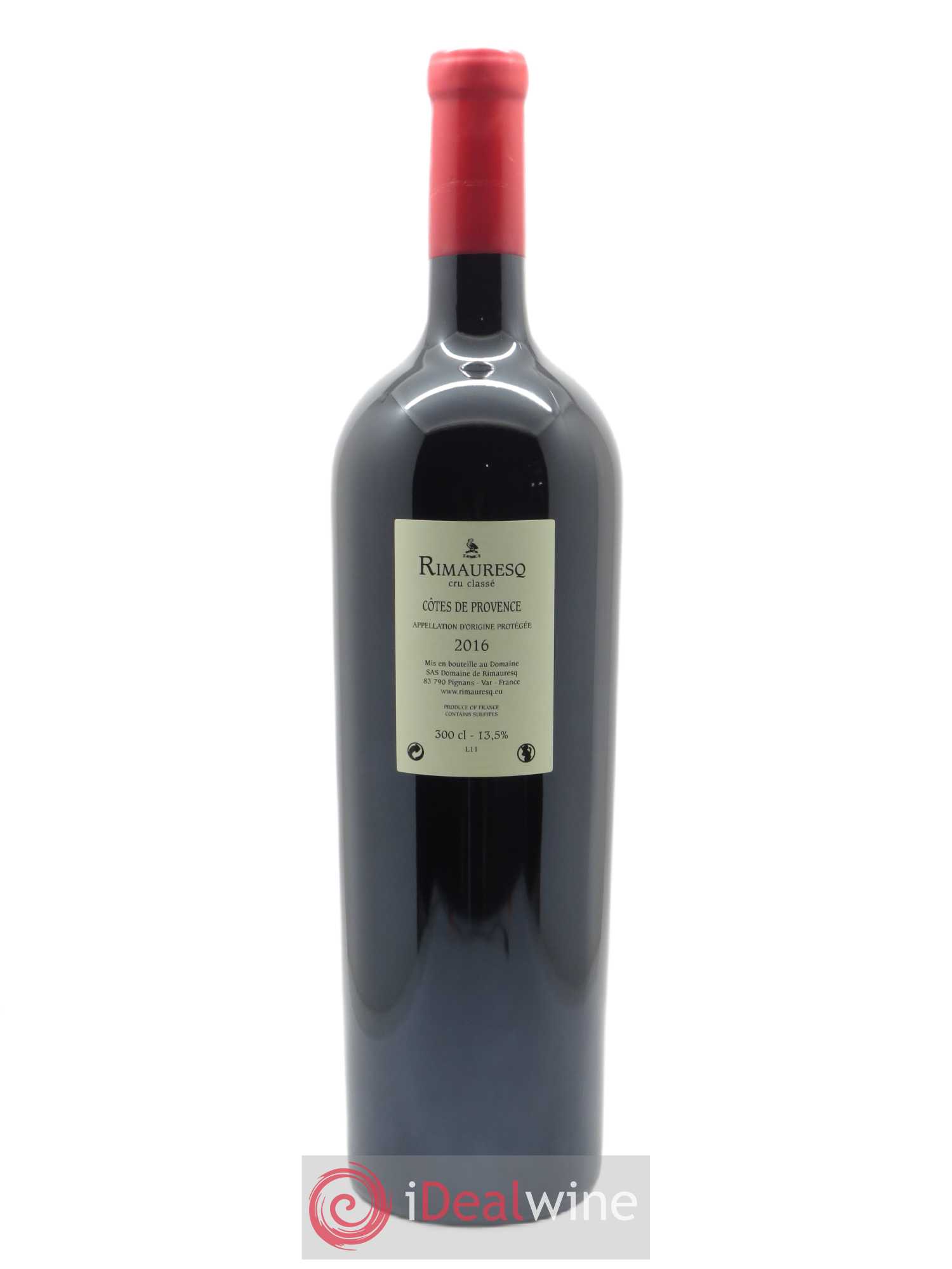 Côtes de Provence Rimauresq Cru Classé Classique de Rimauresq 2016 - Lot de 1 double magnum - 1