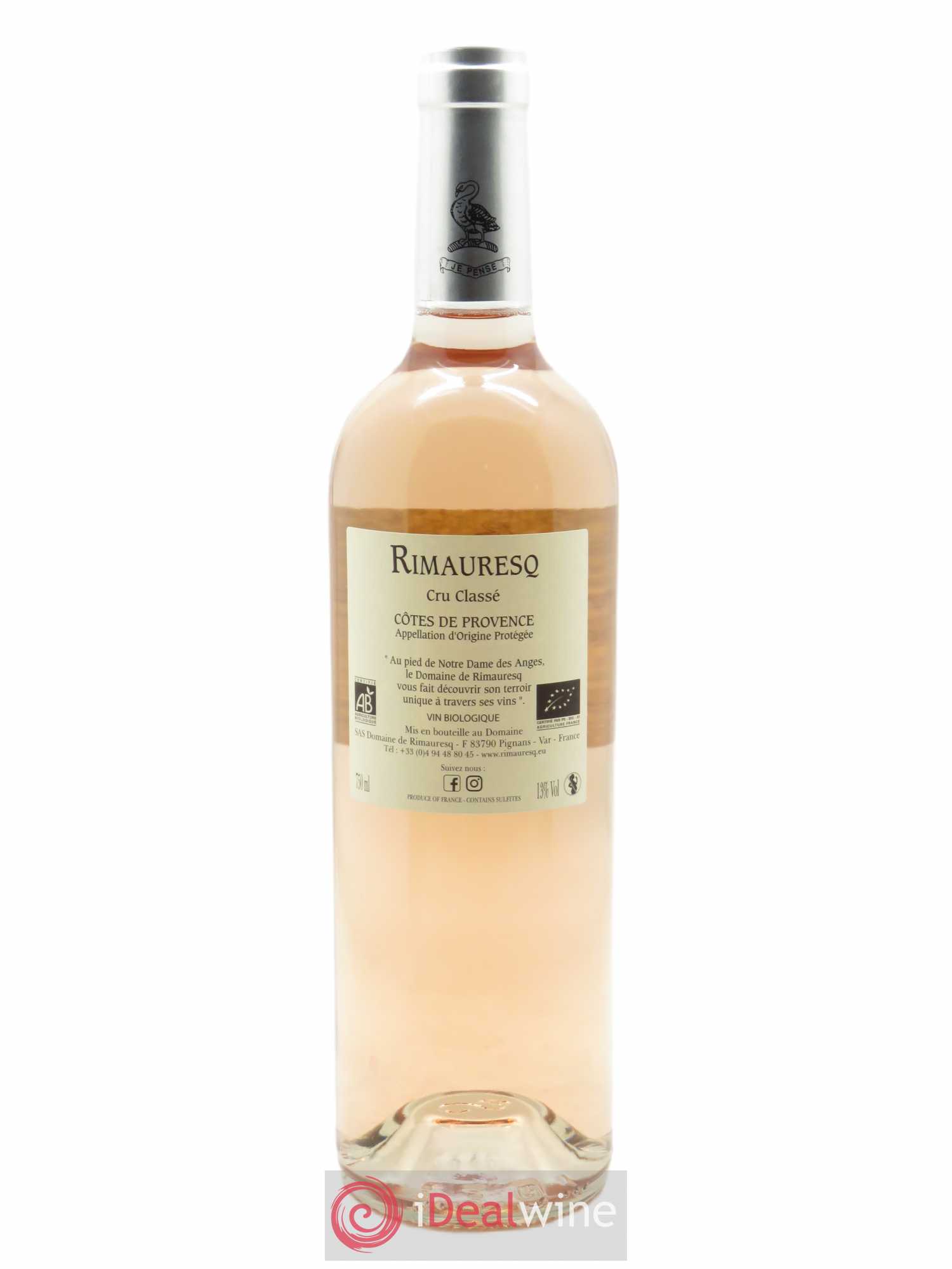 Côtes de Provence Rimauresq Cru Classé 2021 - Posten von 1 Flasche - 1