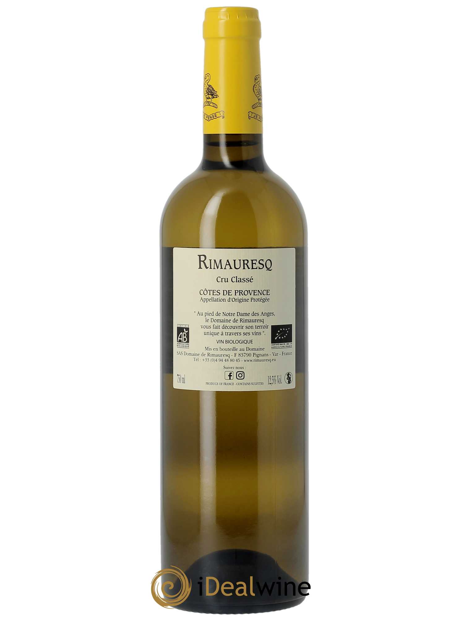 Côtes de Provence Rimauresq Classique de Rimauresq 2022 - Lot de 1 bouteille - 1