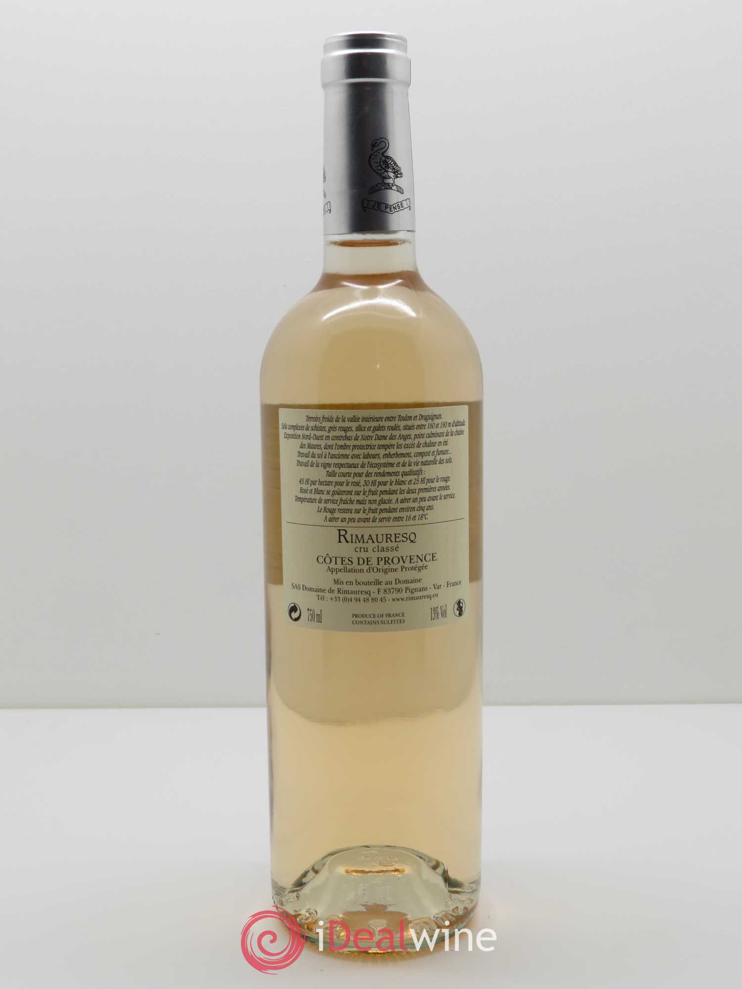 Côtes de Provence Rimauresq Cru Classé 2018 - Lot de 1 bouteille - 1