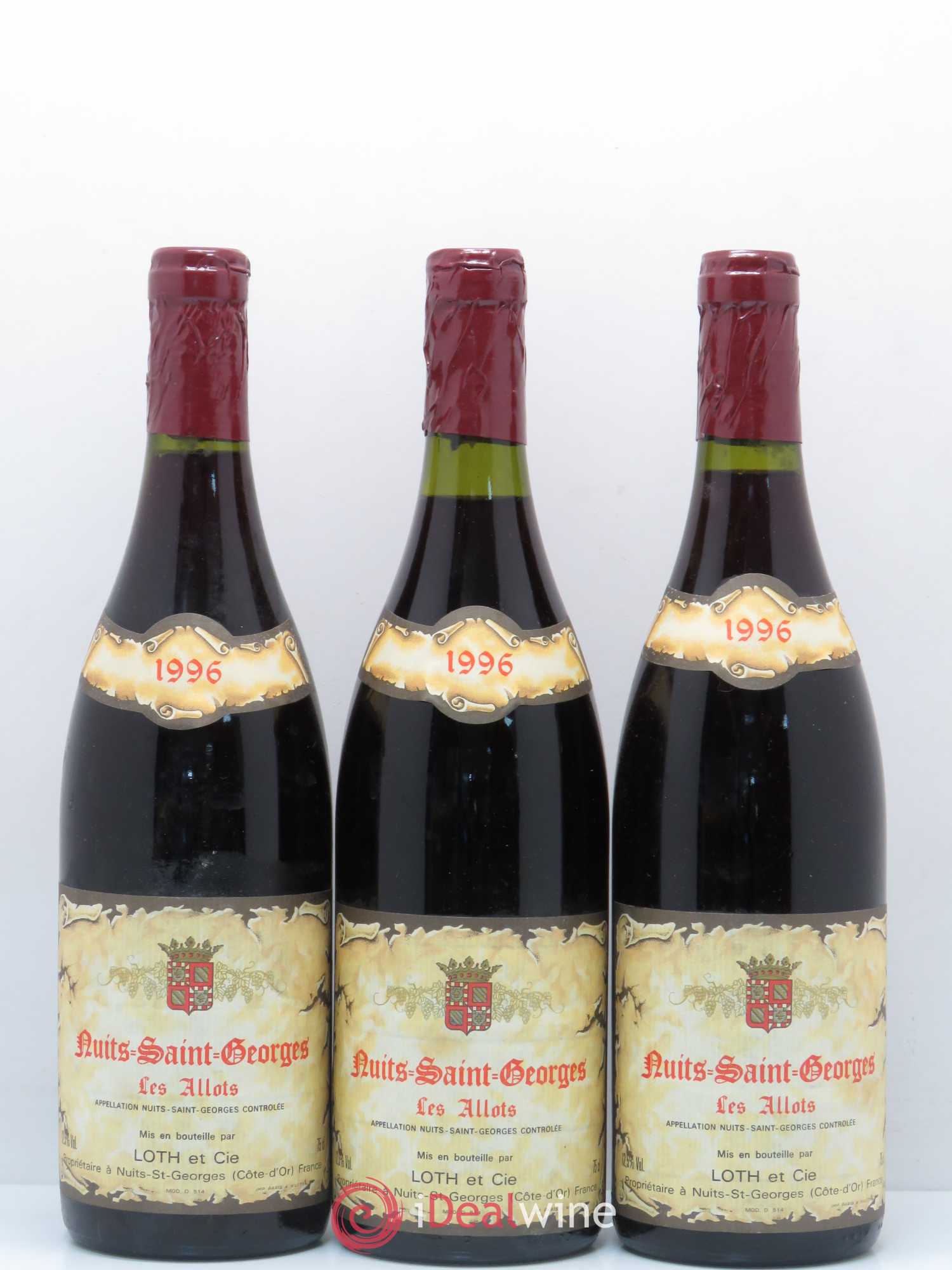 Nuits-Saint-Georges 1er Cru Aux Allots Domaine Loth & Fils 1996 - Lot de 12 bouteilles - 4