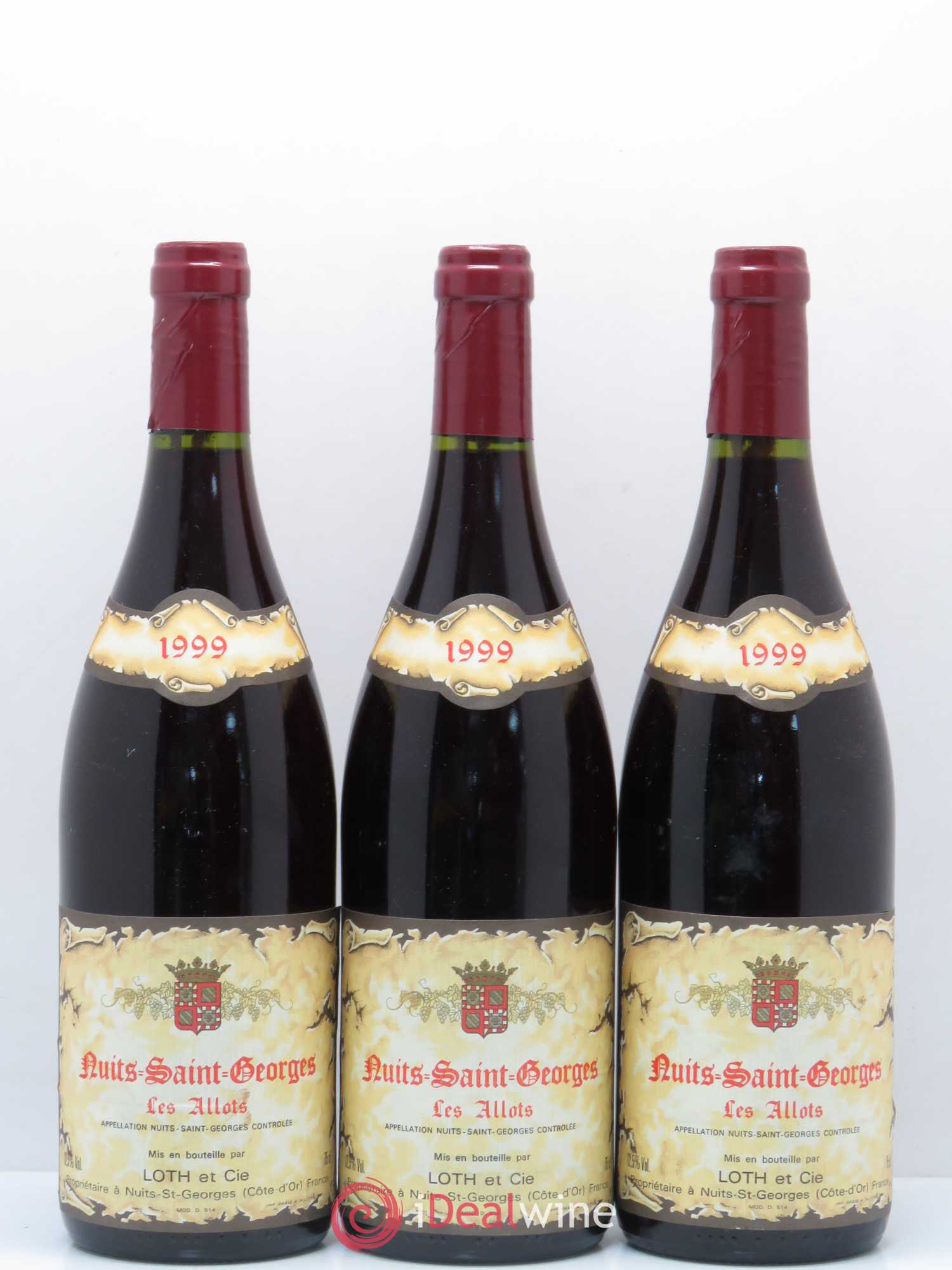 Nuits-Saint-Georges 1er Cru Aux Allots Domaine Loth & Fils 1999 - Lotto di 6 bottiglie - 1