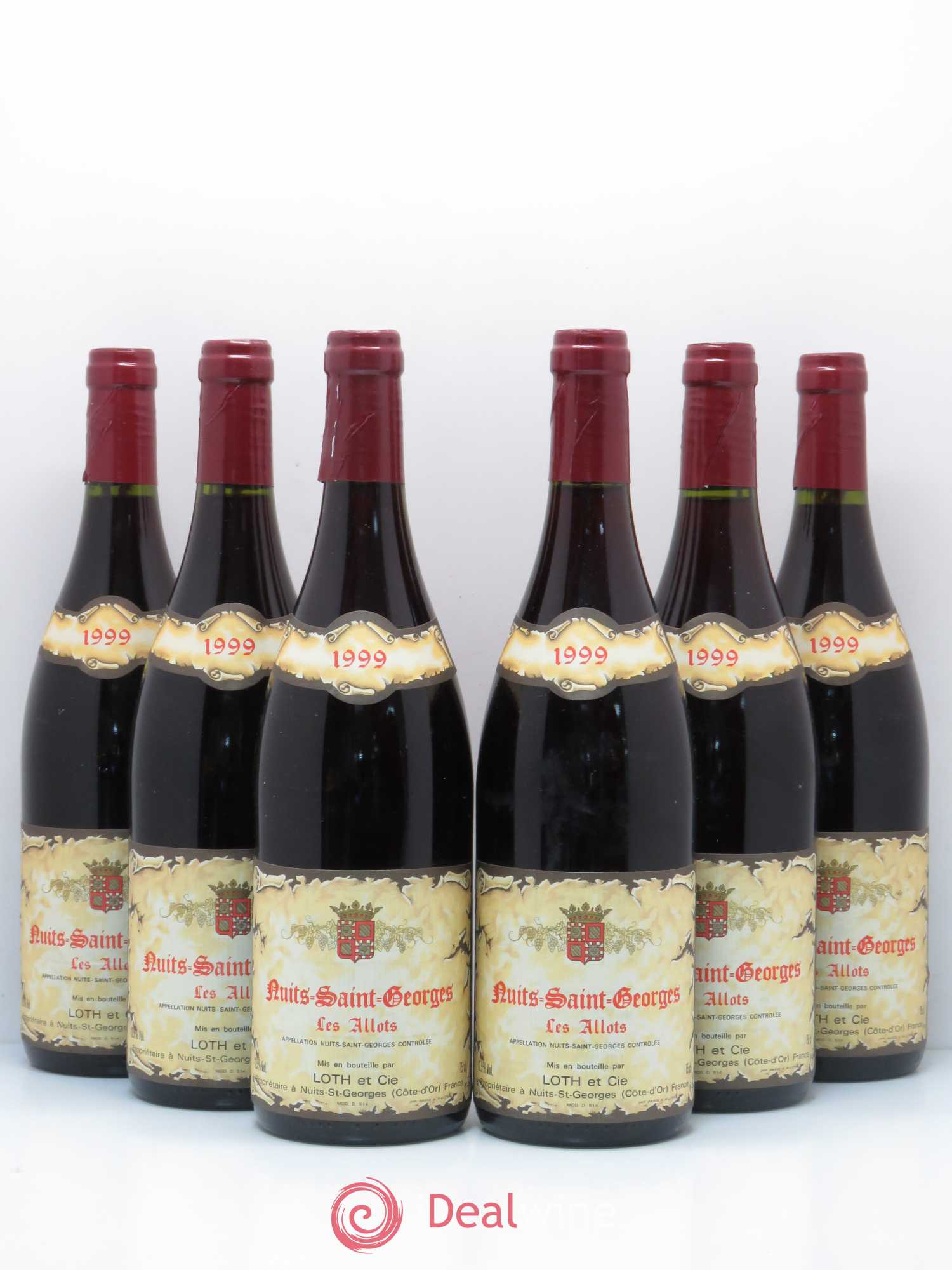 Nuits-Saint-Georges 1er Cru Aux Allots Domaine Loth & Fils 1999 - Lotto di 6 bottiglie - 0