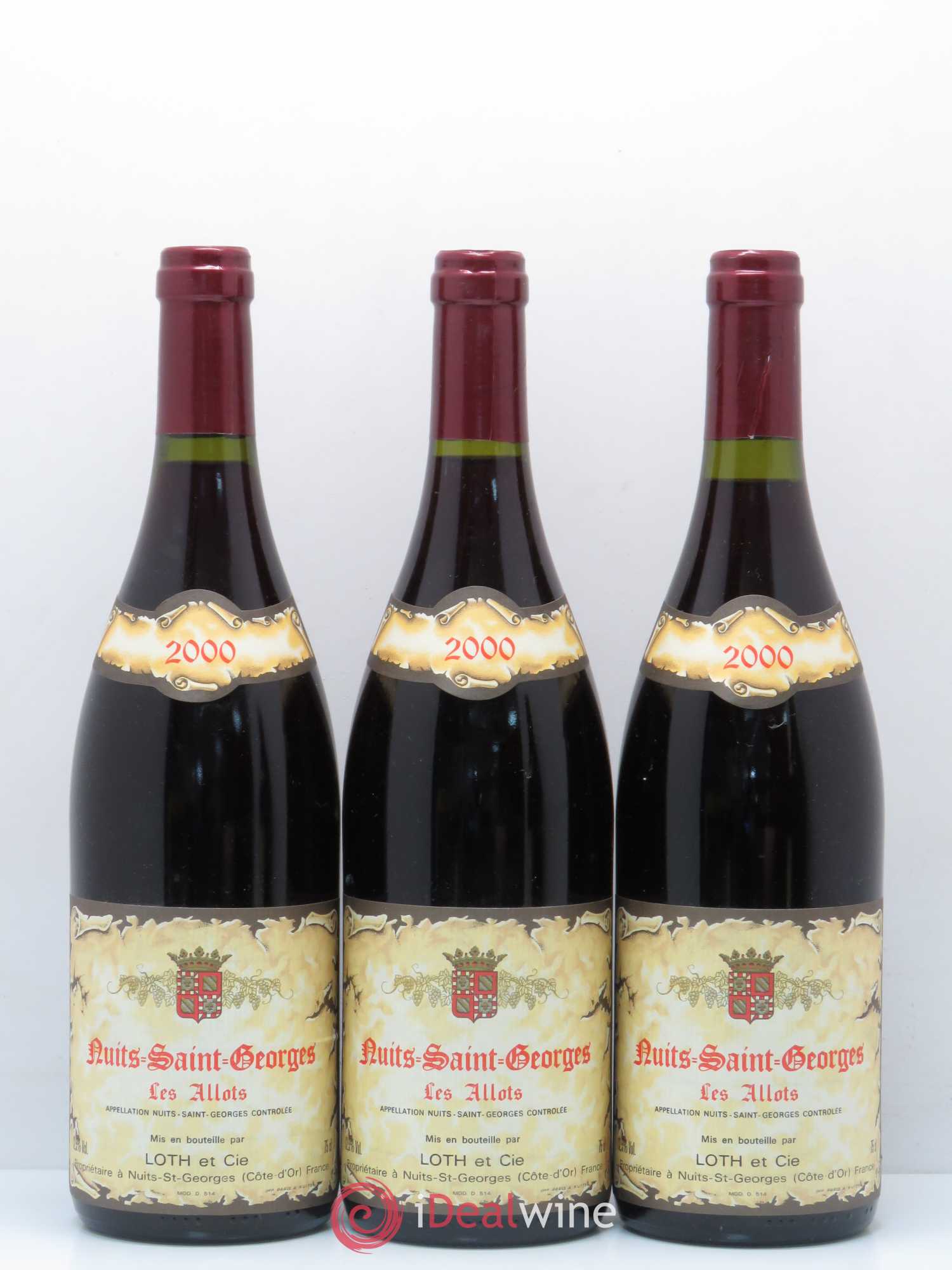 Nuits-Saint-Georges 1er Cru Aux Allots Domaine Loth & Fils (sans prix de réserve) 2000 - Posten von 12 Flaschen - 4