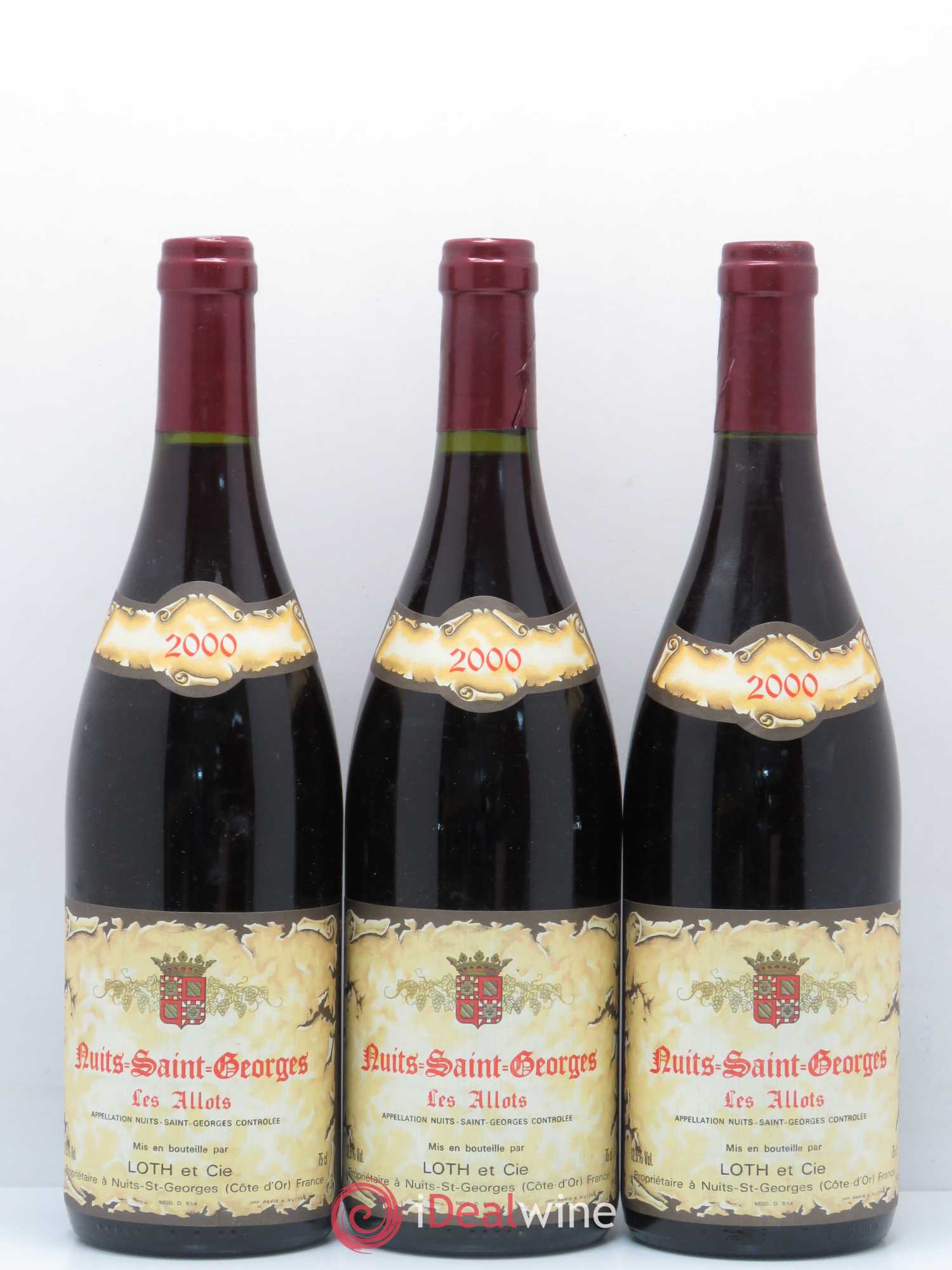 Nuits-Saint-Georges 1er Cru Aux Allots Domaine Loth & Fils 2000 - Posten von 6 Flaschen - 1