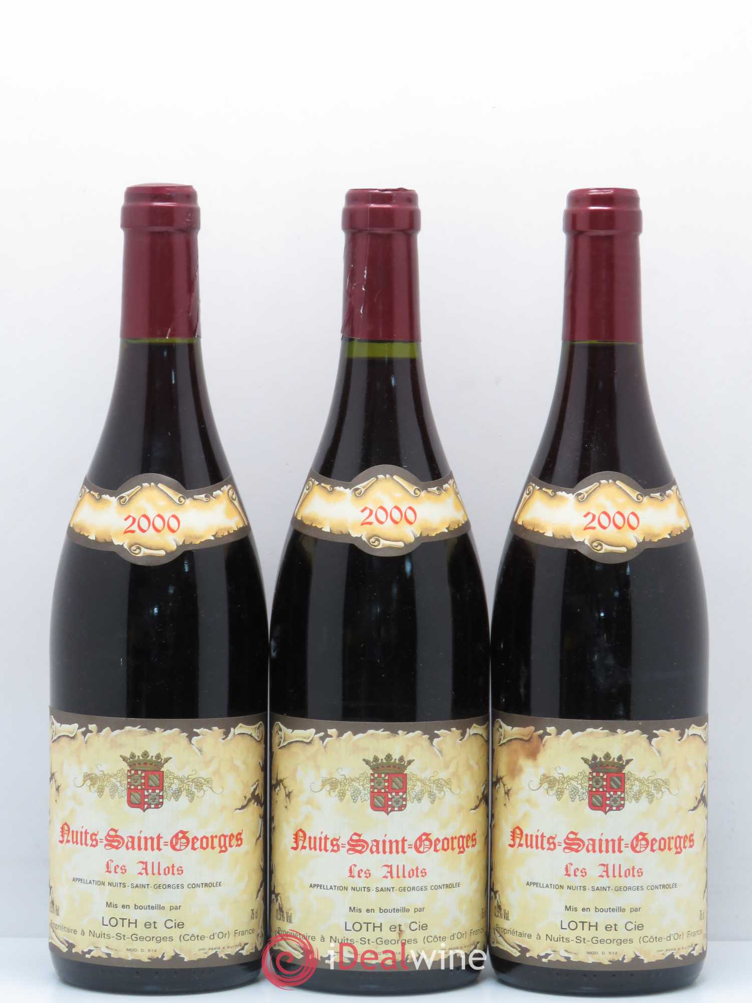 Nuits-Saint-Georges 1er Cru Aux Allots Domaine Loth & Fils 2000 - Posten von 6 Flaschen - 2
